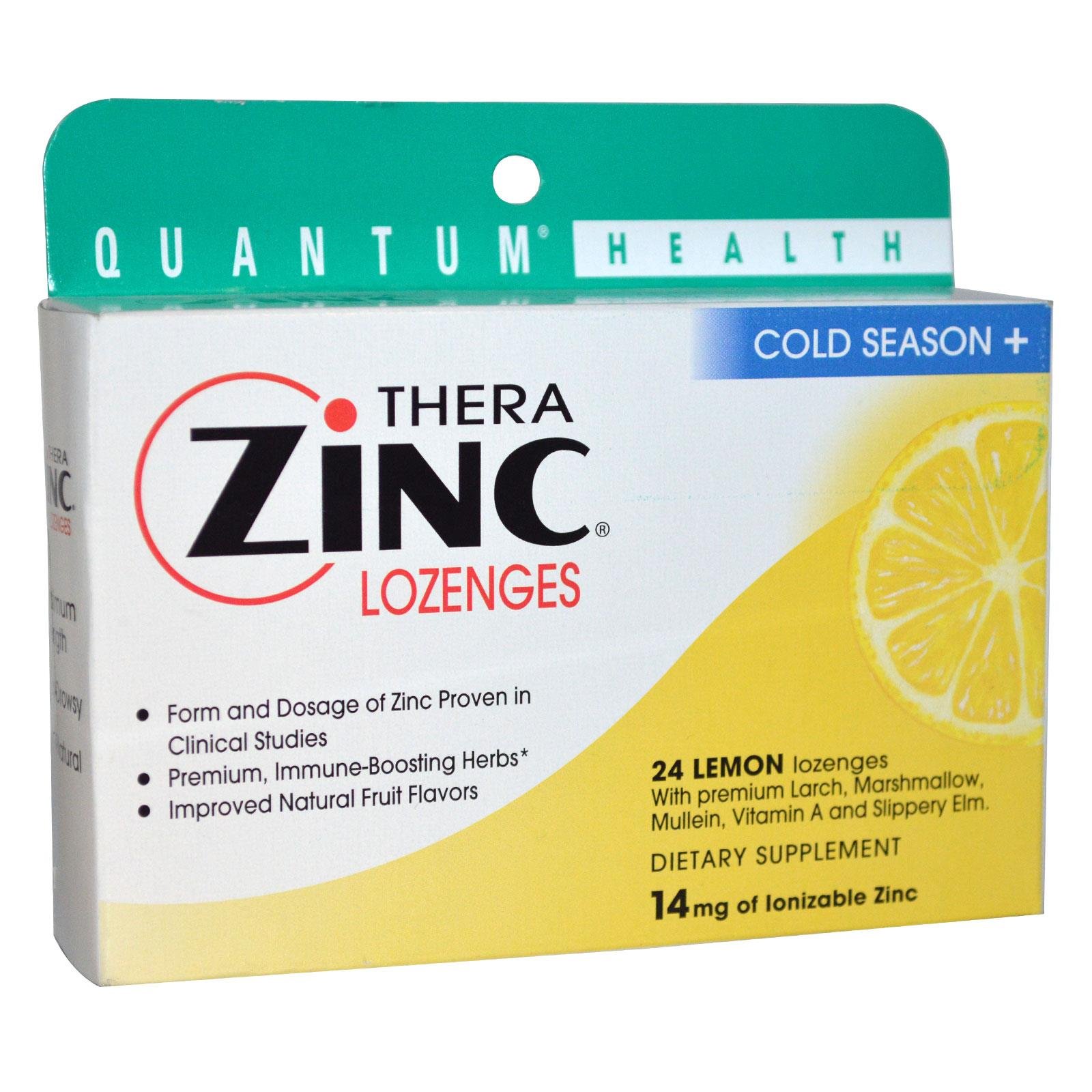 Quantum Research Cold Season+Zinc Lemon 24 LOZ
