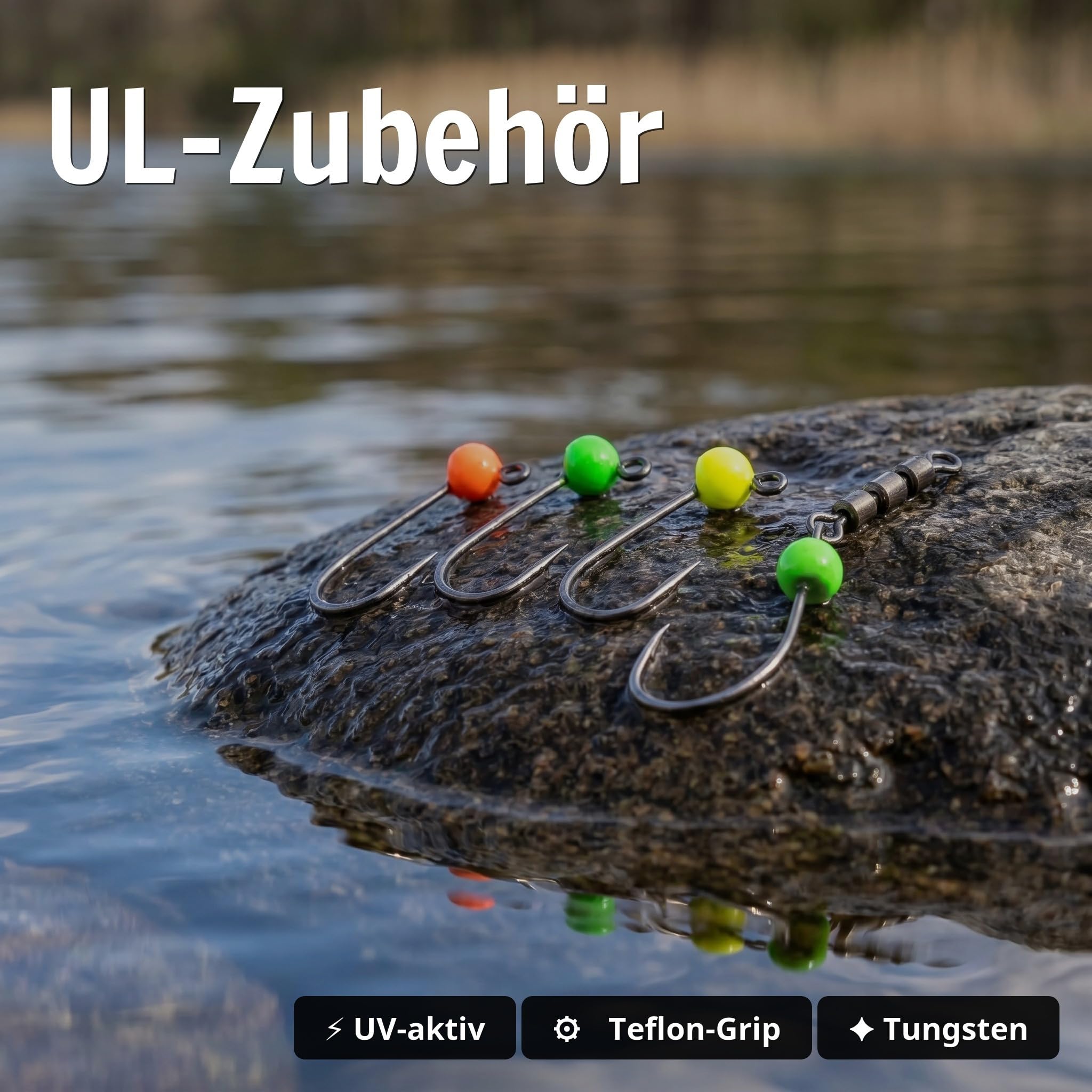 Zite Fishing No Mercy UL Pro Box Set | 128 Forellen-Gummiköder Set inkl. | Tungsten Haken & Knoblauch Lockstoff | Forellenköder wie Curly Viper, Twerky Tailer & Mighty Mag | UV-aktiv & Phthalatfrei