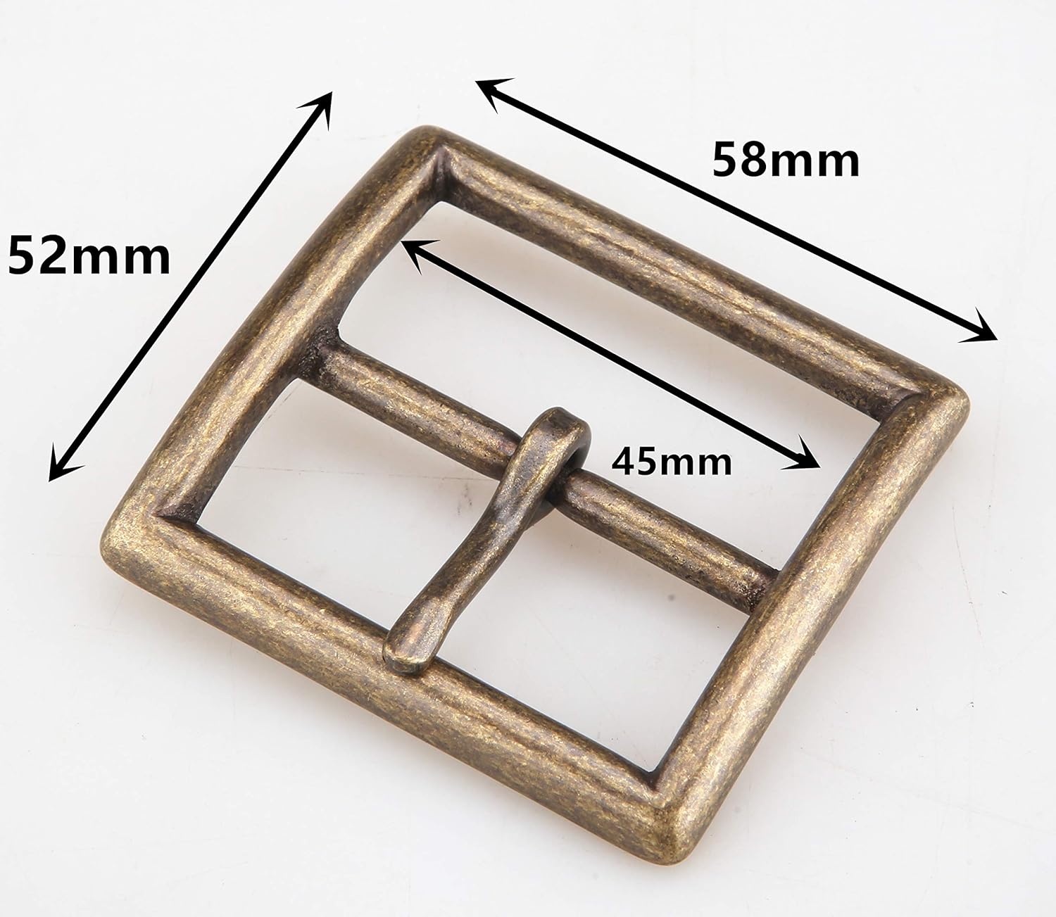 SENWA Men's Replacement Metal Buckle Square Pin Buckle Durable - Image 3