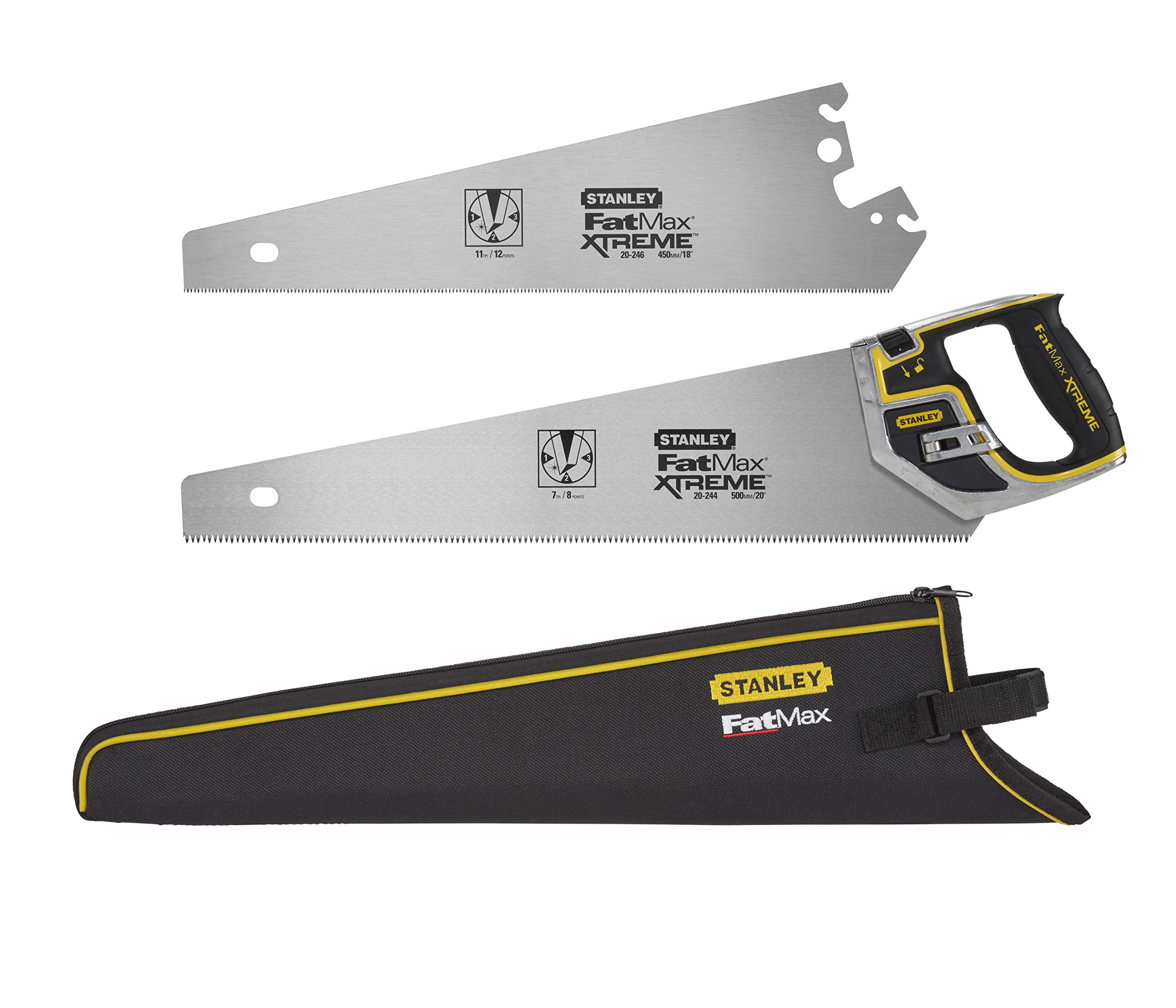 Stanley 0-20-236 Kit per Sega, Impugnatura e Lama, 450 mm + 500 mm