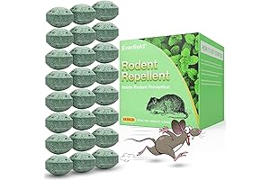24-Pack Peppermint Oil Moth Balls for Rodent Repellency