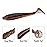 RUNCL Swimbaits Paddle 10/20/30/40PCS, 5/4/3/2 Inchs Paddle Tail, Soft Lure for Trout Crappie Bass, Durable Plastic Bait Swimmer for Saltwater/Freshwater, Fishing Lover\'s Gift