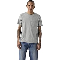 Levi's Maglietta da Uomo a Maniche Corte Classic Pocket Tee, Mid Tone Grey Heathe