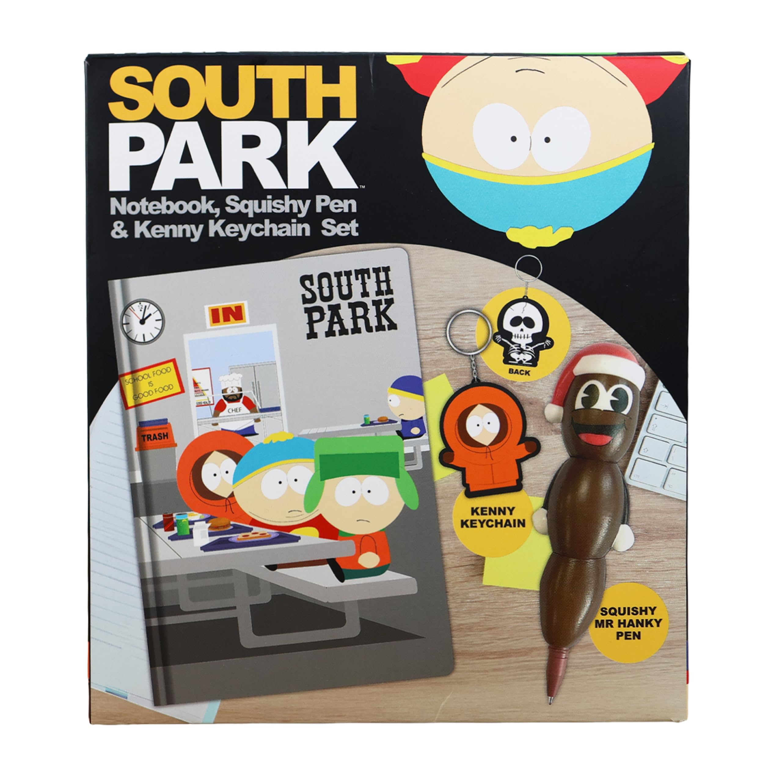 Blue Sky Studios South Park Notebook, Hanky Pen & Kenny Keychain Gift Set | Fun Stationery Set for Fans & Collectors | School & Office Supplies โ image 1