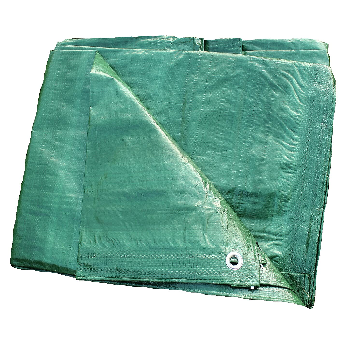 Agritrade Ak Green Tarp Sheet - Tarpaulin Strengthened Waterproof Heavy Duty Hq 80Gram/Sm /// Camping Fishing Gardening Universal Multipurpose Premium Quality Tarp Cover Agricultural (1.5 X 2 M // 4.8' X 6.2')