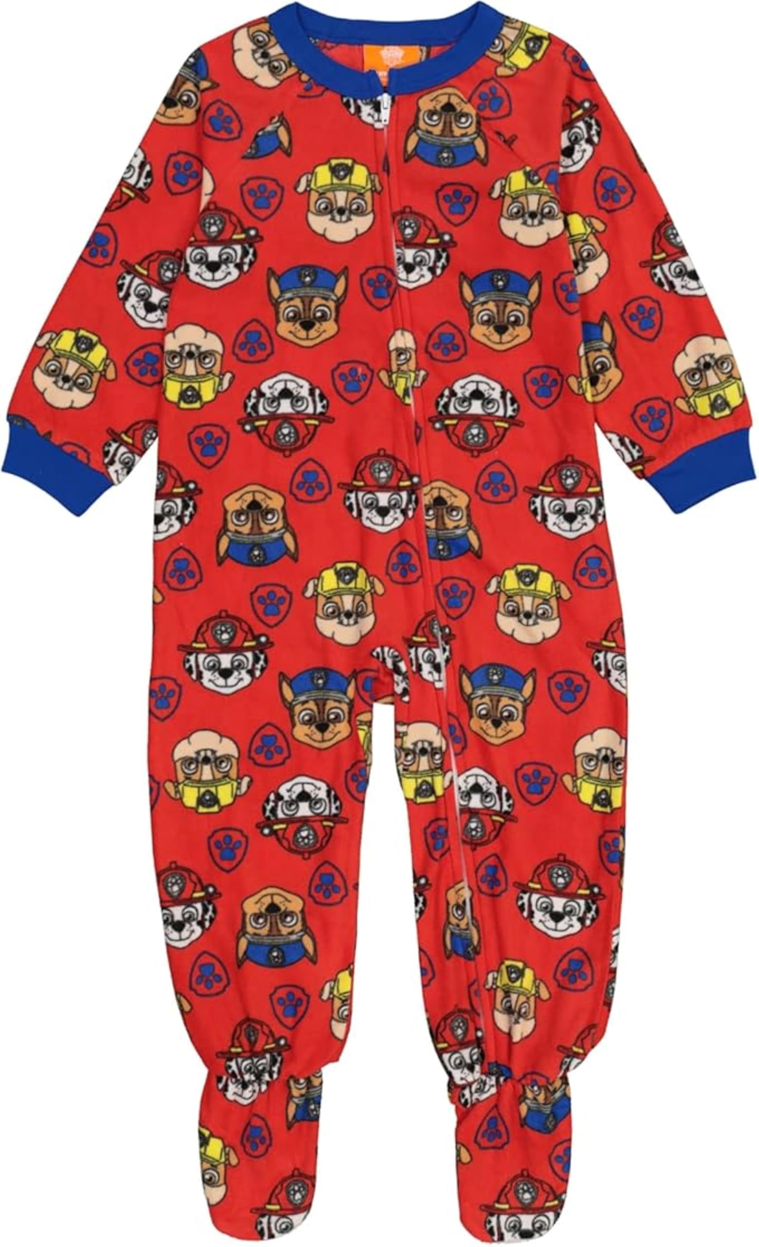 Royal Boys Baby's and Toddlers Cozy Fleece Non-Slip Footed, Zip-Front, Blanket Sleepers (US, Age, 2 Years, Paw Patrol) Multicolor