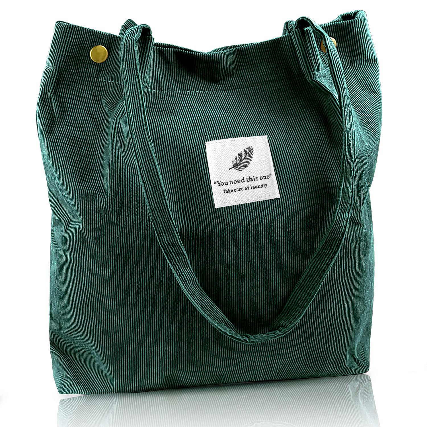 GenericCorduroy Tote Bag, Cute Tote Bags for Women Shoulder Bag, Cloth Tote Bag Book Tote Bag Corduroy Purse