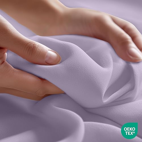 Miniatura 31 de Utopia Bedding Sábana encimera – 1 paquete (individual, azul marino) – Tela de microfibra cepillada suave – Sábana superior resistente al