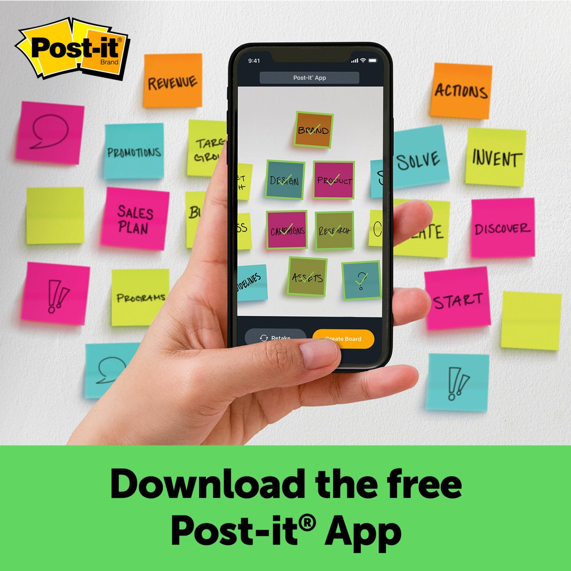 Post-it (R) Staffelei Pad Made mit Recyclingpapier, 63,5 cm X 30 ", weiß, 30 Blatt/Pad, 2 Pads/Pack