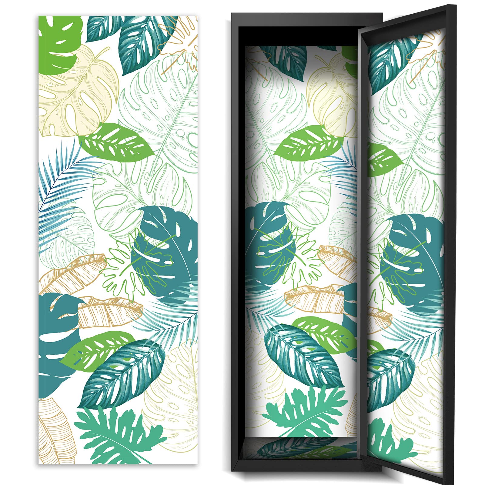 Papier peint magnétique pour casier d'école amovible 30x91cm feuilles décoratives de luxe Hsei