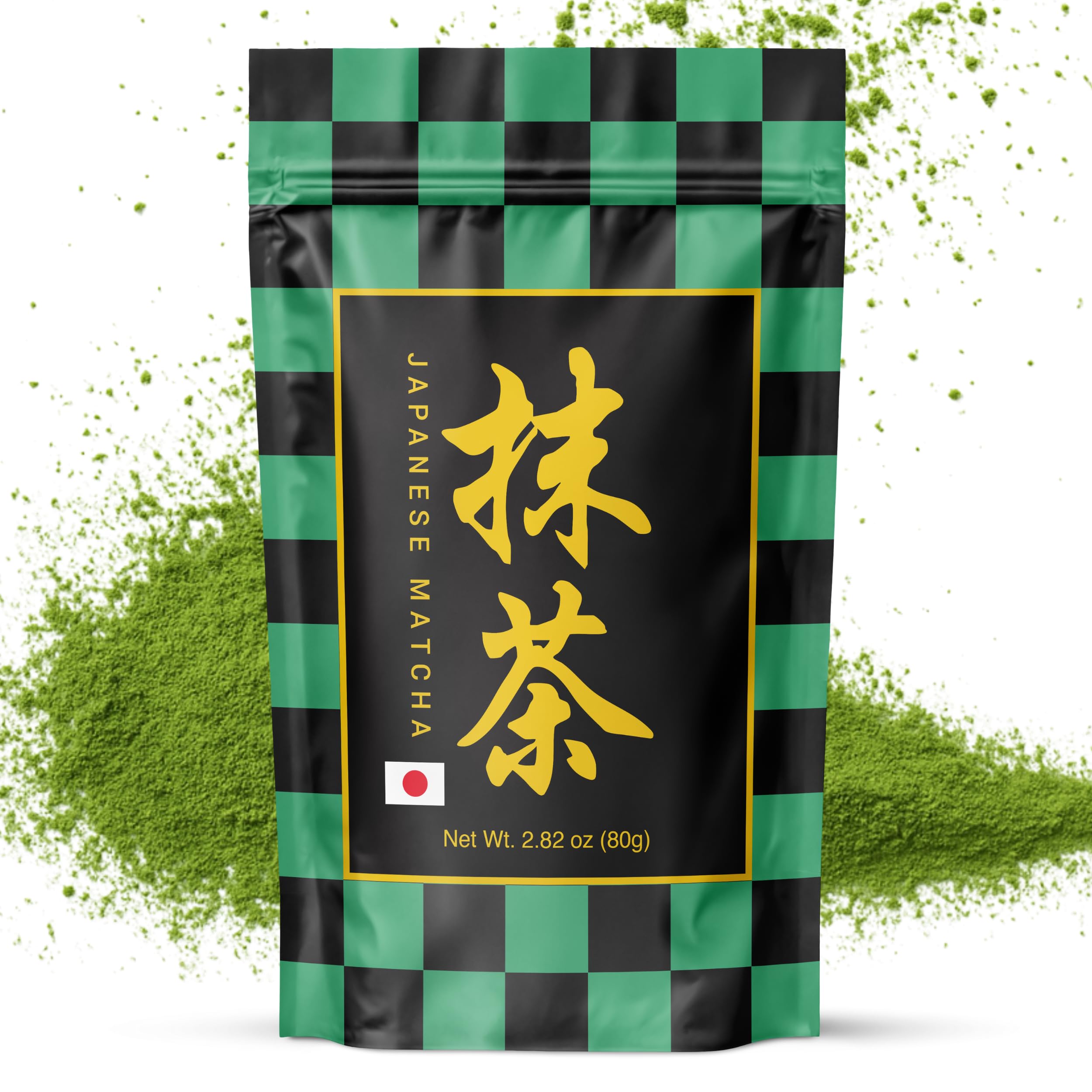 Matcharl Matcha Powder – Japanese Ceremonial Grade (80g / 2.82oz) TAROU Blend | First Harvest | Stone-Milled | Uji Kyoto