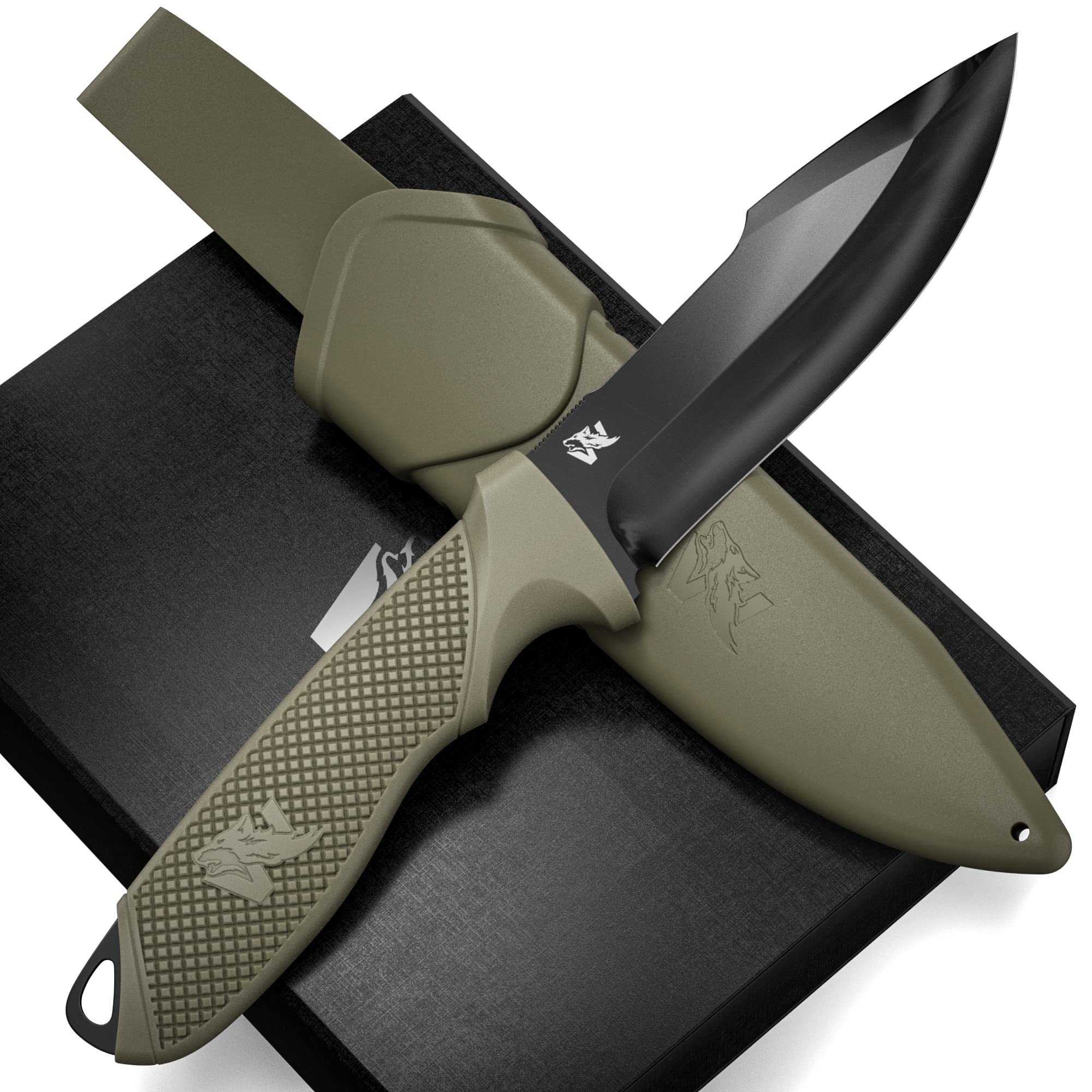 Buy ODENWOLF HUNTER Hunting with Sheath Strong Stick Tang Fixed