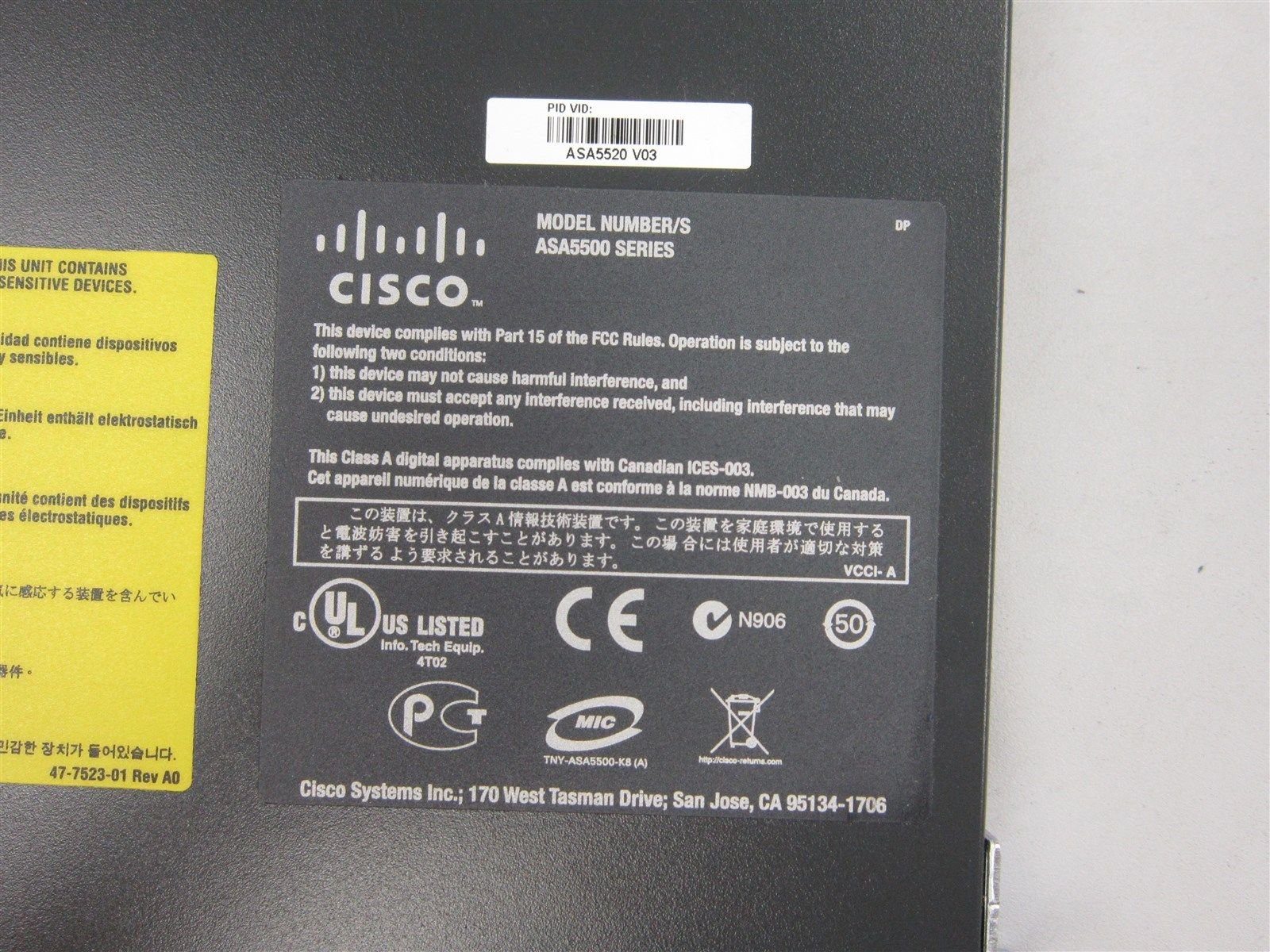 Amazon.com: Cisco ASA5520 Series Firewall Adaptive Security