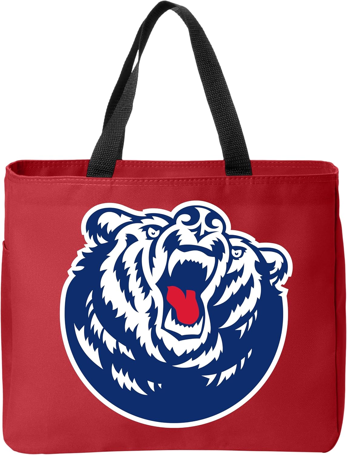 Sport Your Gear Officially Licensed NCAA Reusable Essential Tote Bag, 12" x 12" x 6.5" 600D Polyester Convas Tote Bag