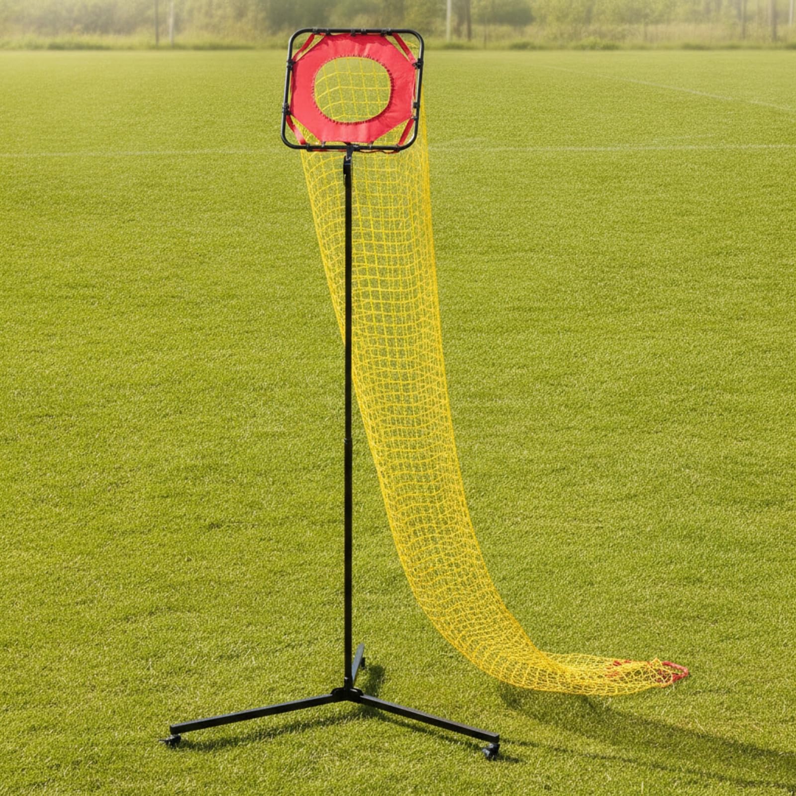 Ausilio Allenamento Pallavolo Rete Rebounder Bersaglio Pannello Obiettivo Struttura Ruote Portatile Borsa Trasporto Adatto a Centri Sportivi Allenamenti Individuali Gruppi