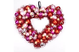 Exquisite Valentines Day Heart Wreath - Adorn Your Abode with Love