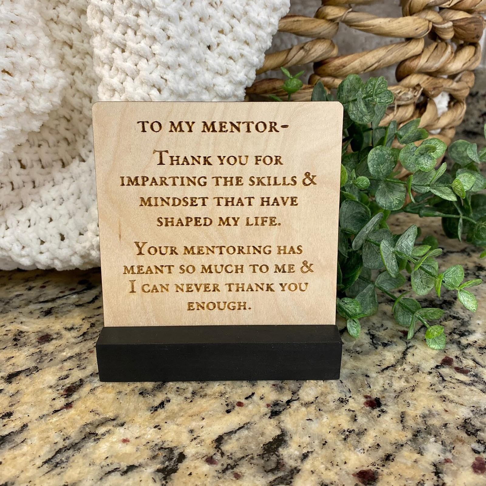 Manager, Boss \u0026 Mentor Gift- Inspirational Desk \u0026 Wall Art U2013  Decorazione Per Ufficio Regalo Per, image size:1601x1601