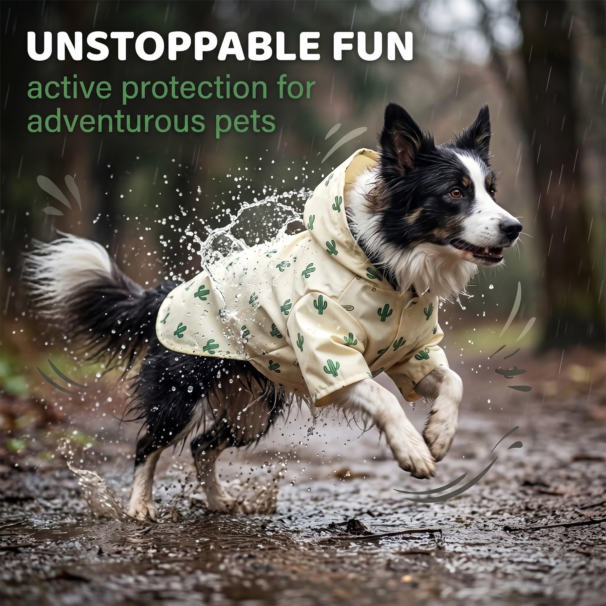 manteaux imperméables pour chiens, manteau pluie chien avec capuche, imperméables pour chiots avec trou pour laisse,veste de pluie pour animaux de compagnie,poncho pour petits chiens 4-7kg, XL