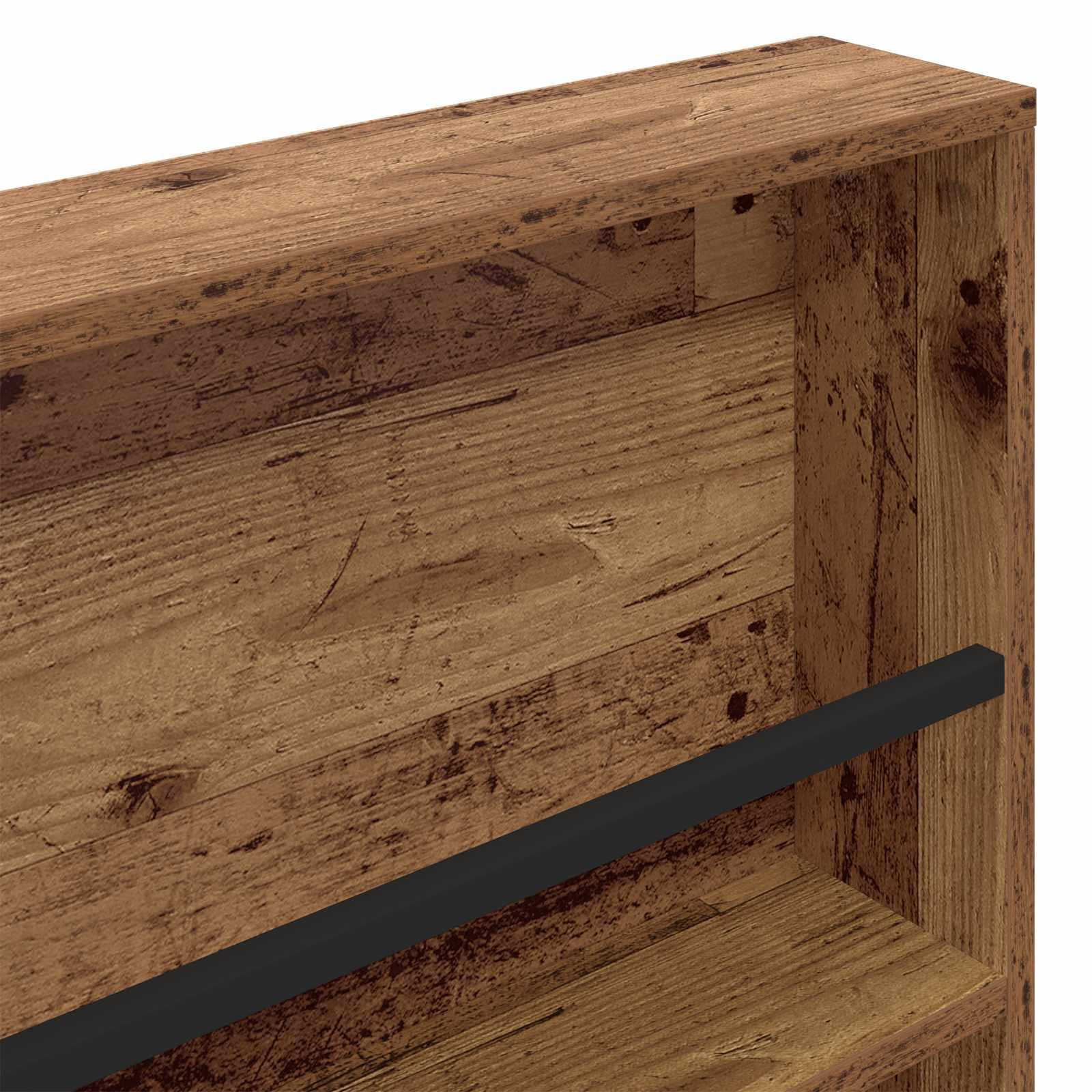 Générique Uchwyt ścienny na czasopisma inżynieryjne 80x12x70 cm, 2-częściowy regał na czasopisma nowoczesny design do salonu lub biura, regulowany i łatwy w pielęgnacji przechowywanie ścian