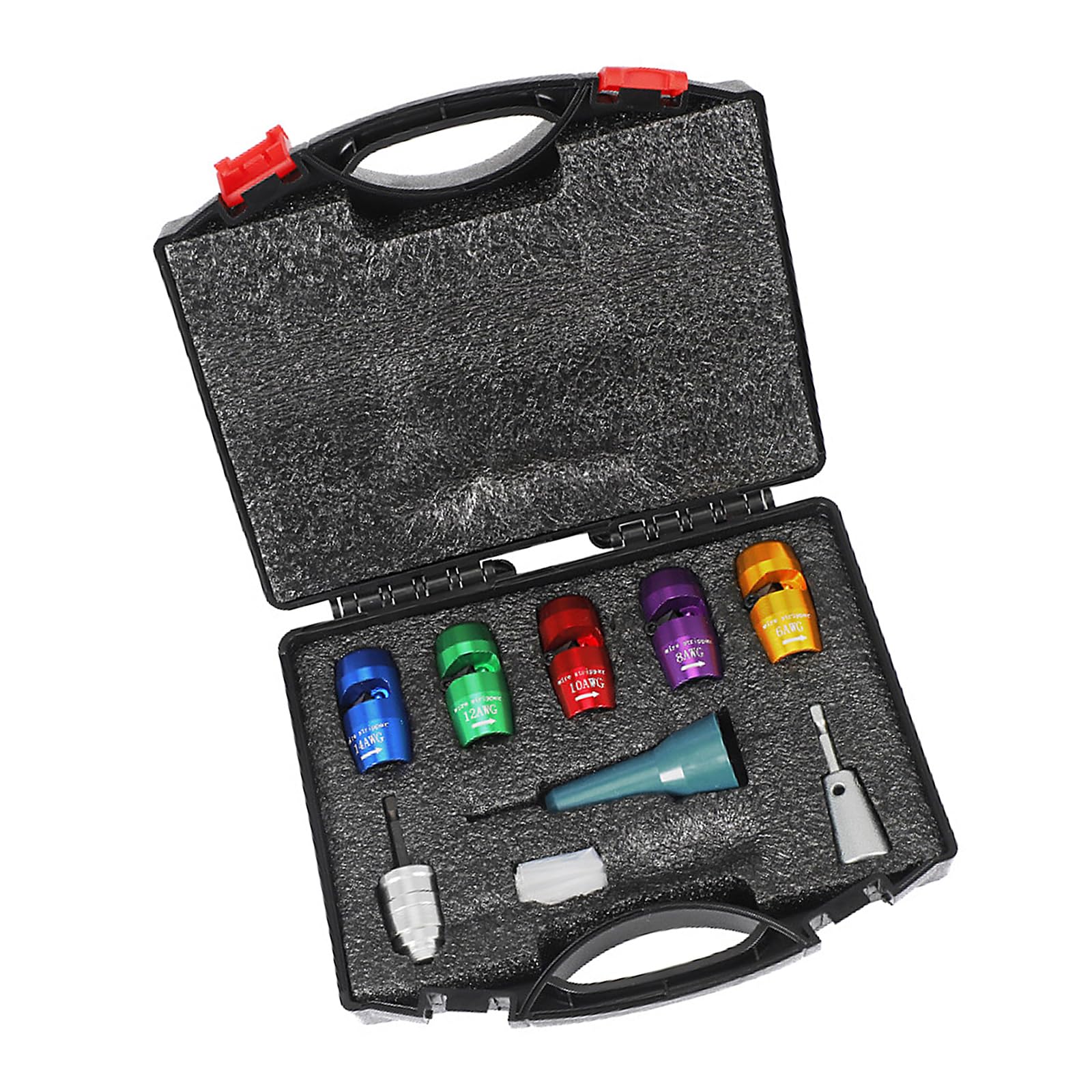 Wire Stripping and Twisting Tool Portable Electric Wire Peeling Machine for Drill Electrician Attachment Set Cable Whirling Stripping Tool