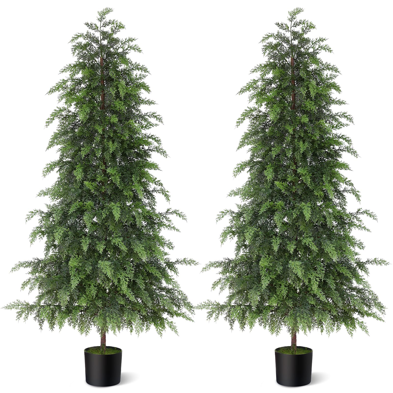 5FT Real Touch Cedar Topiary