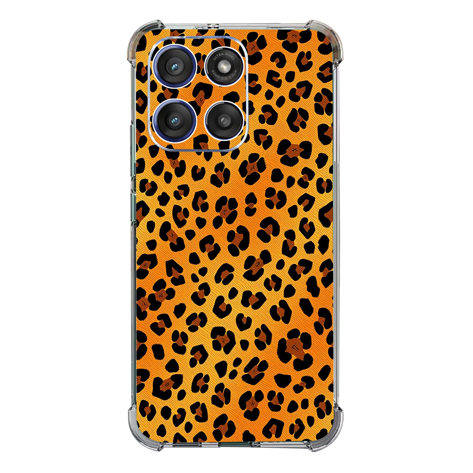 Beaucov Case for Moto G Stylus 2025,Fashion Leopard Skin Pattern Drop Protection Shockproof Case TPU Full Body Protective Scratch-Resistant Cover for