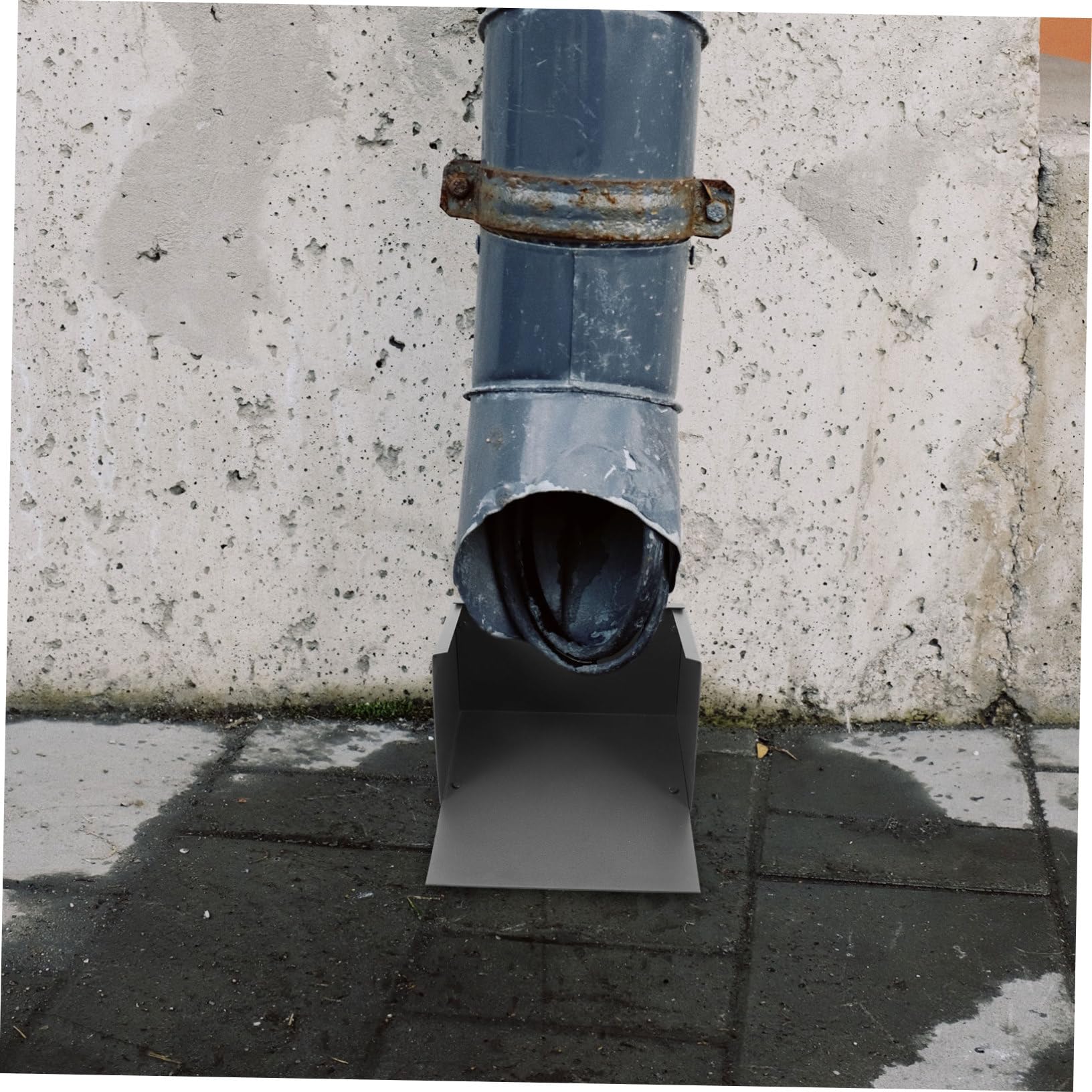 SHINEOFI Protector Capacidad de Aluminio de Canalón Bajante de Aleación de Gran Resistencia Oxidación, Fácil de Instalar y para Suelos Exteriores de Villas y Edificios