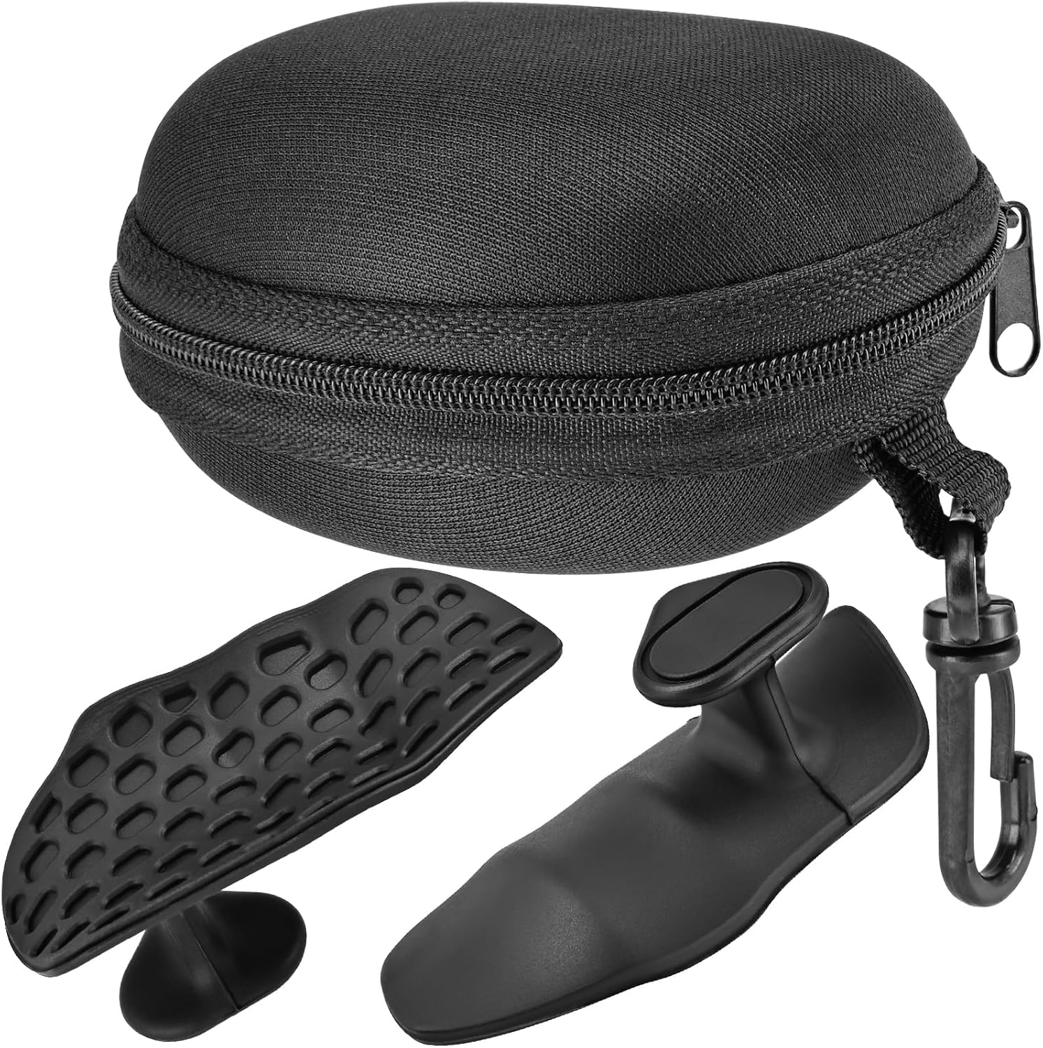 Lecherous 2 Pack Gym Grips Weight Lifting Grips, Ergonomics Workout Rubber Fingerless Anti-Slip Rypt Grip Hand Protector Gloves for Exercise, Weight Lifting, Dumbbell-image-0