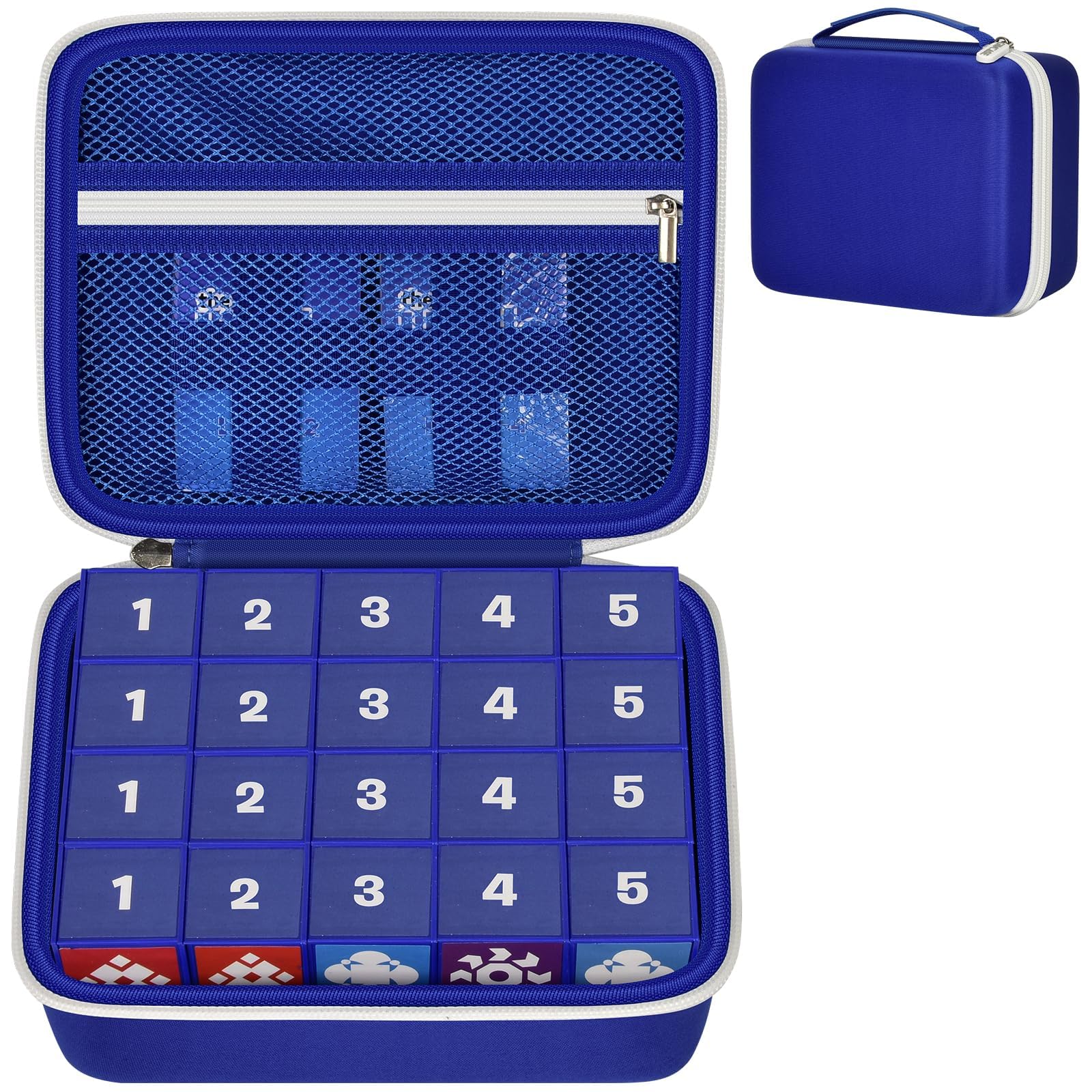 GWCASE Carrying Case Compatible with Uzzle 3.0 Board Game, Family Board Games for All Ages, Block Puzzle Games Portable Organizer, for Travel & Home