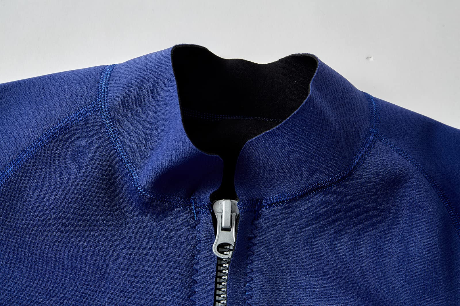 Combinaison de plongée pour homme, 2 mm, en néoprène avec fermeture éclair sur le devant, manches longues, pour le surf, la natation, la plongée, haut de combinaison de plongée