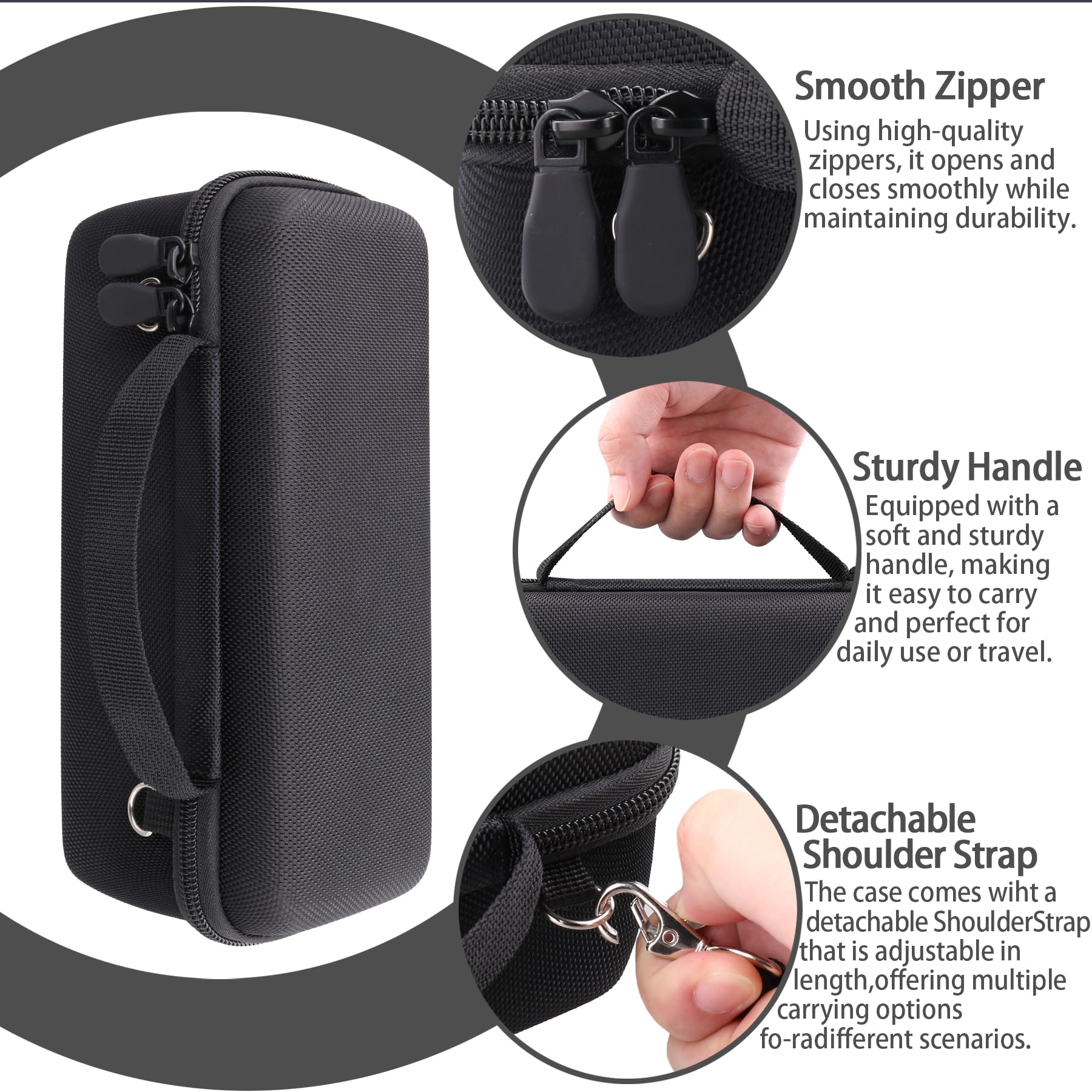 co2CREA Dur Étui de Voyage Rigide Housse Cas Coque pour JBL Tuner 3 Portable