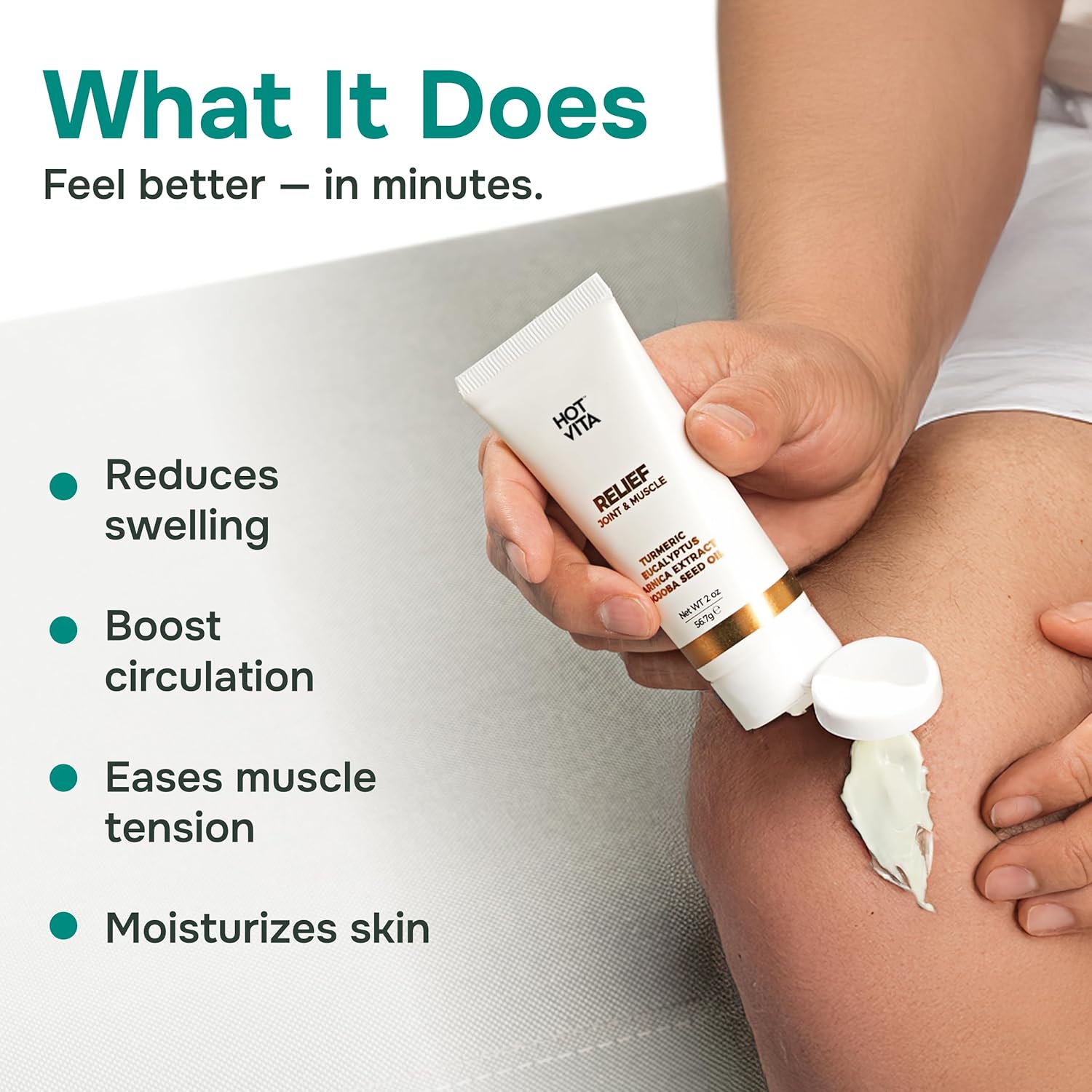 Vibro Sculpt Relief Bundle – Handheld Massager for Muscle & Joint Comfort with Relief Gel & Capsules, at-Home Massage Device for Full-Body Relaxation & Daily Wellness Support - Image 4