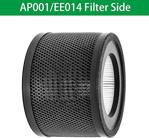 Miniatura 3 de Filtro AP001 EE014, paquete de 2 filtros de repuesto Lichelete H13 True HEPA compatibles con TaoTronics TT-AP001 y VAVA VA-EE014, filtro HEPA