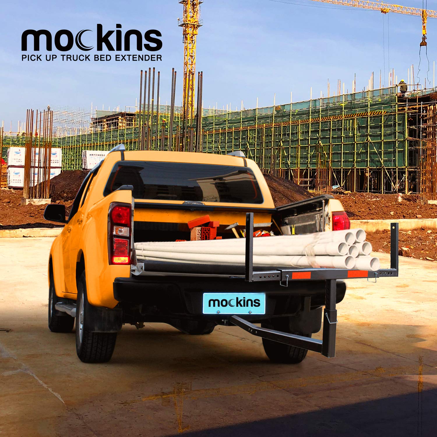 Mockins 2in1 Design 750lb Cap. Truck Bed Extender Hitch Mount