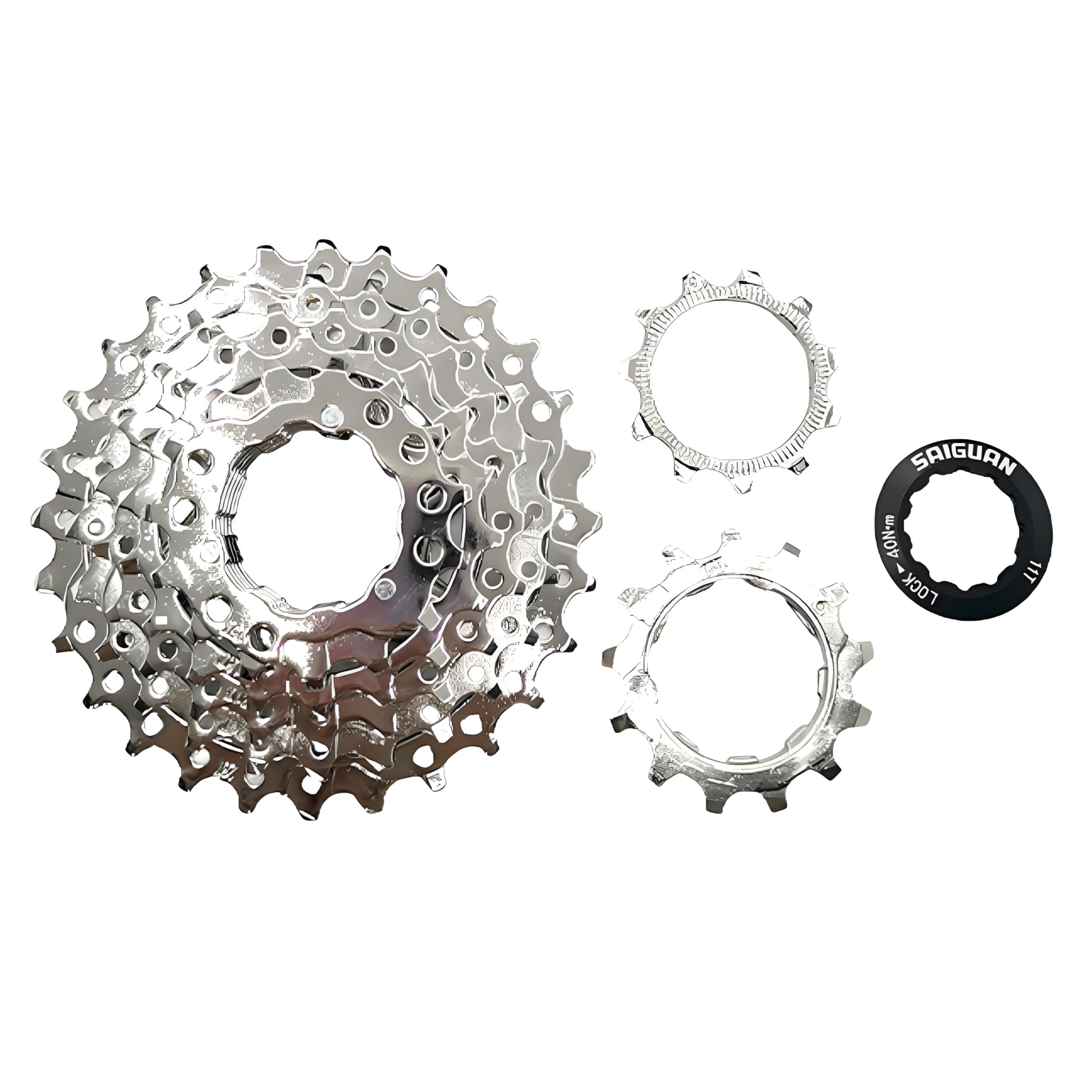 GUOFANG Bicycle flywheel, 7/8/9/10 speed mountain bike card flywheel, card sprocket gear (7S(11-28T))
