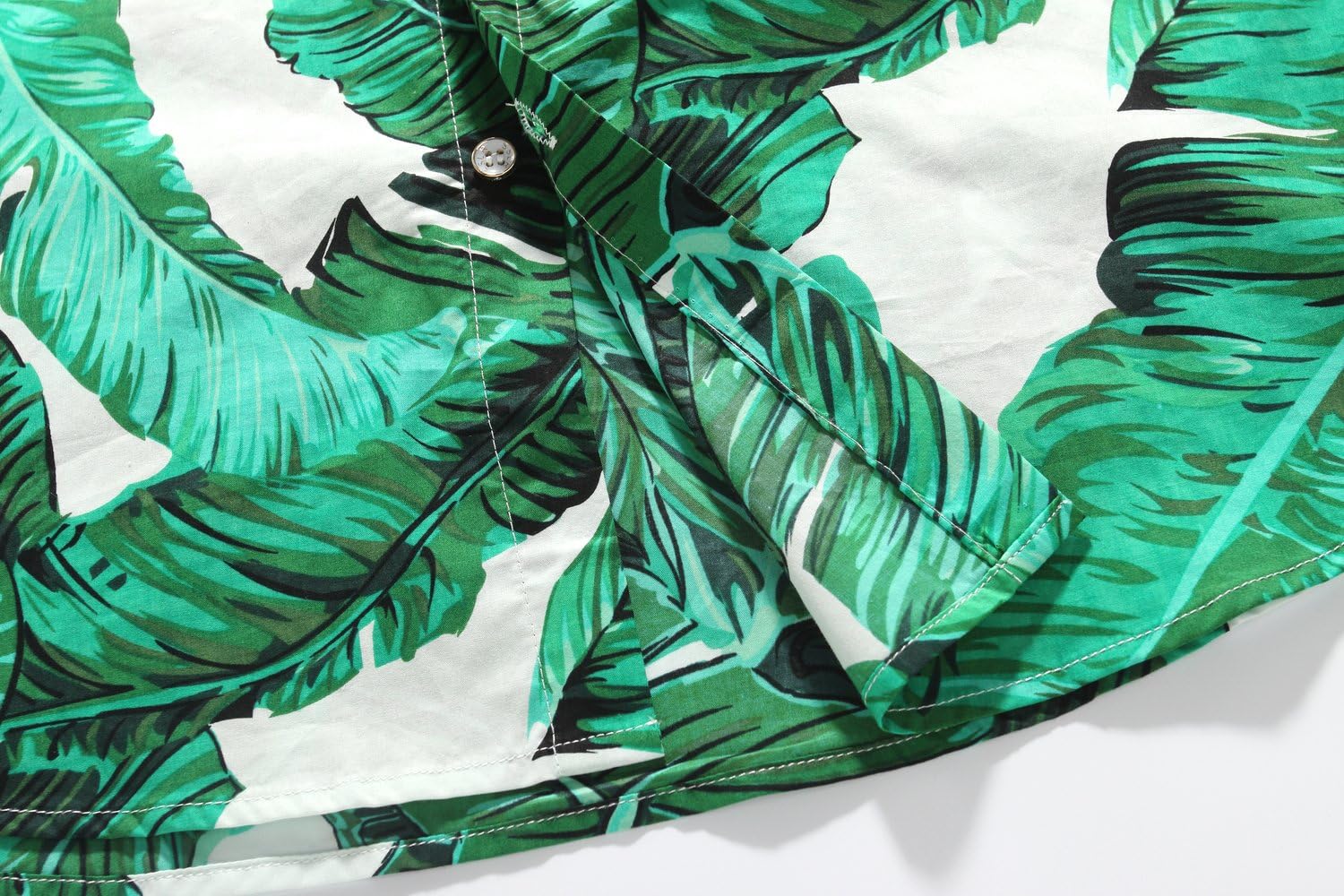 SSLR Mens Hawaiian Shirt Cotton Button Down Short Sleeve Casual Shirts - Image 6