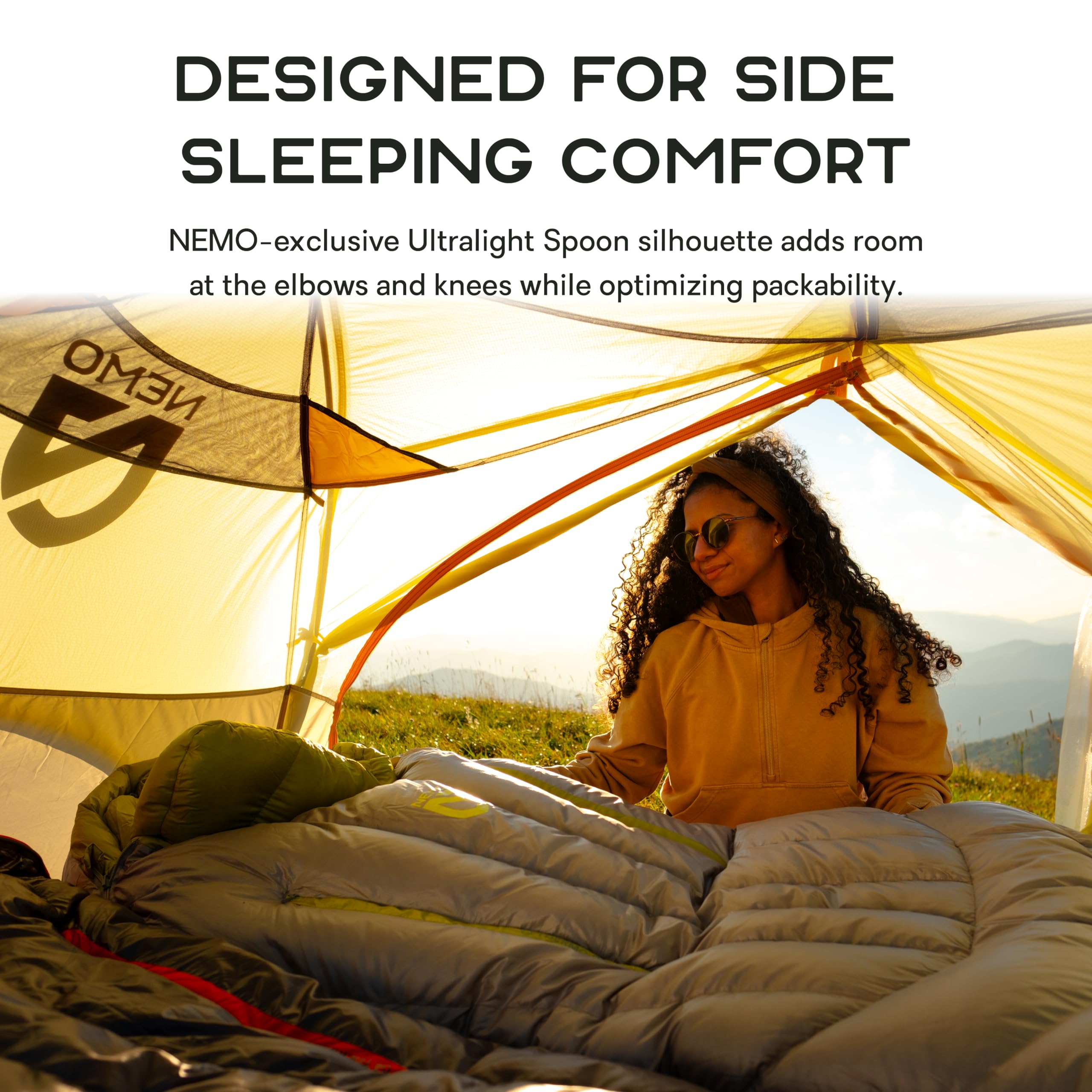 Amazon.com: NEMO Equipment Riff Down Sleeping Bag - Men's 15°F