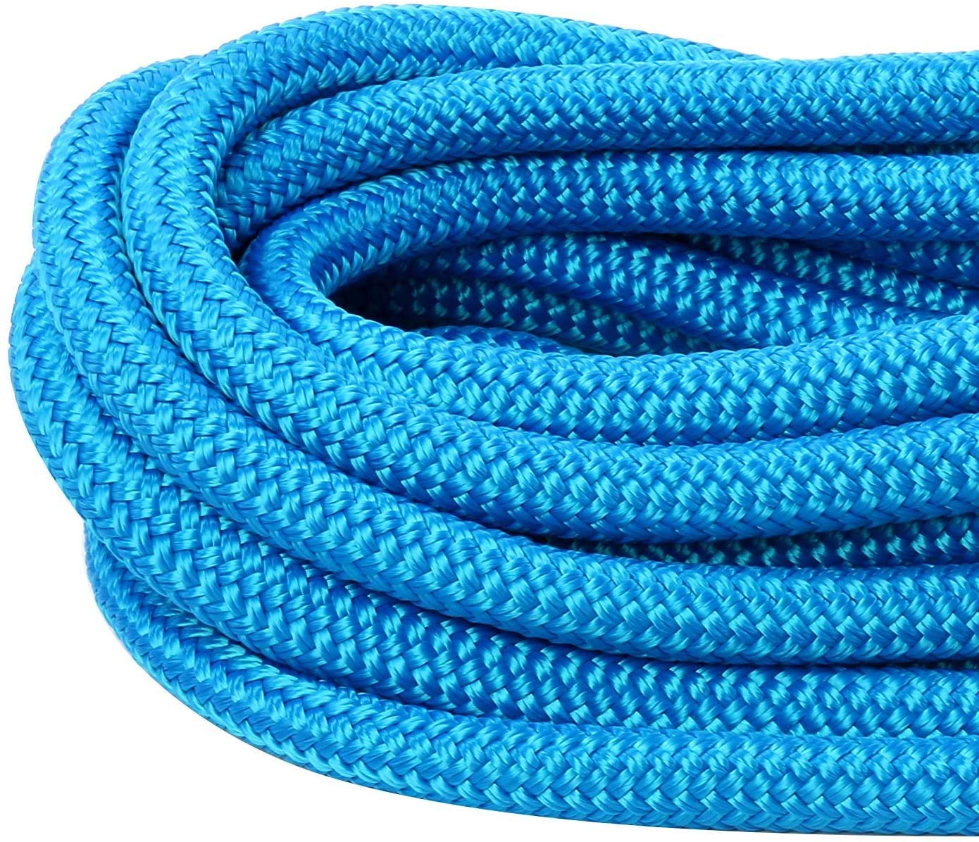 FreeTec 2 piezas de cuerda para barco de nailon con ojo, 12 mm de diámetro, 6 m de largo, color azul