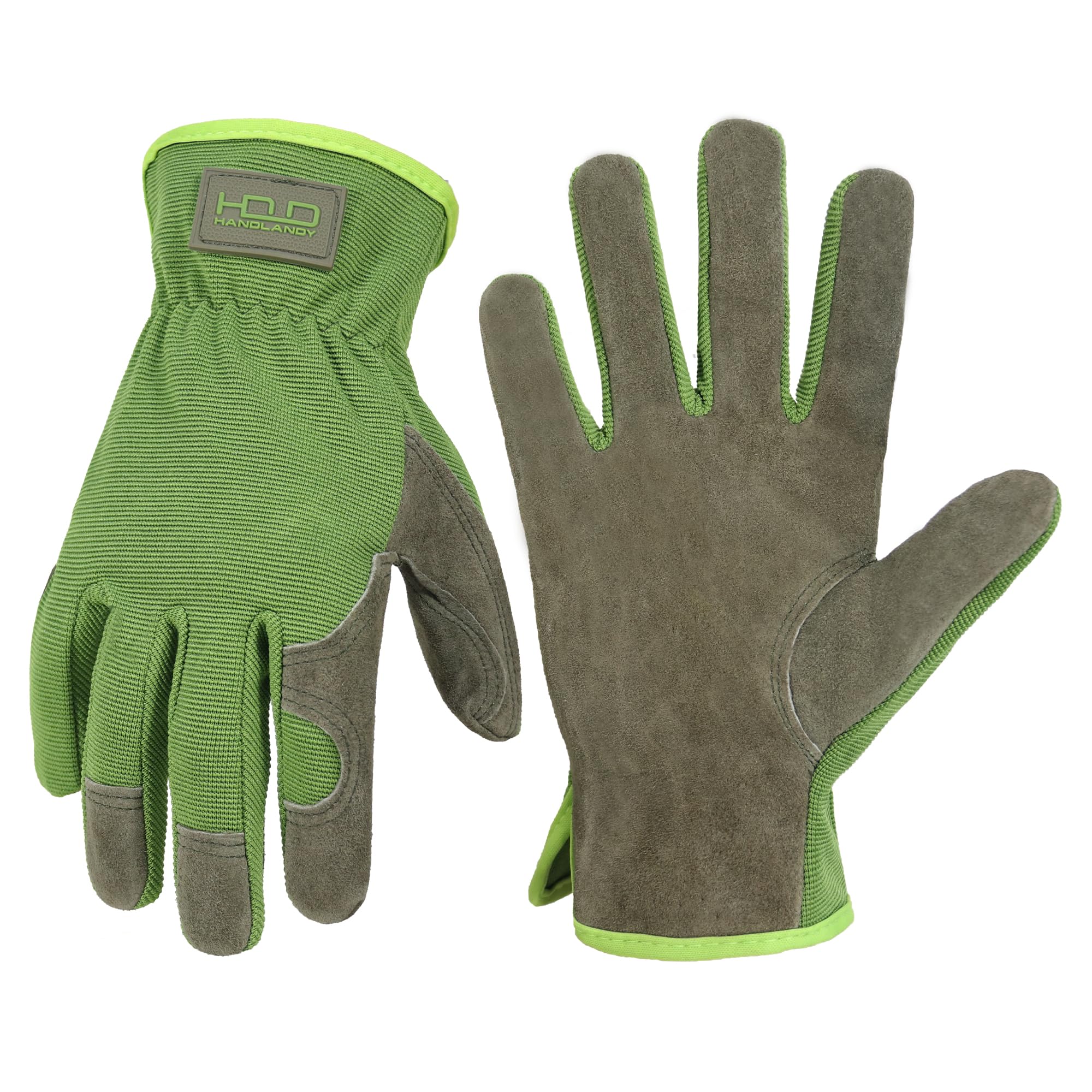 HANDLANDY Gardening Gloves for Women, Utility Goatskin Leather Safety Work Gloves Breathable Ladies Leather Garden Yard Gloves, Best Gift for Gardeners, Medium — view 21