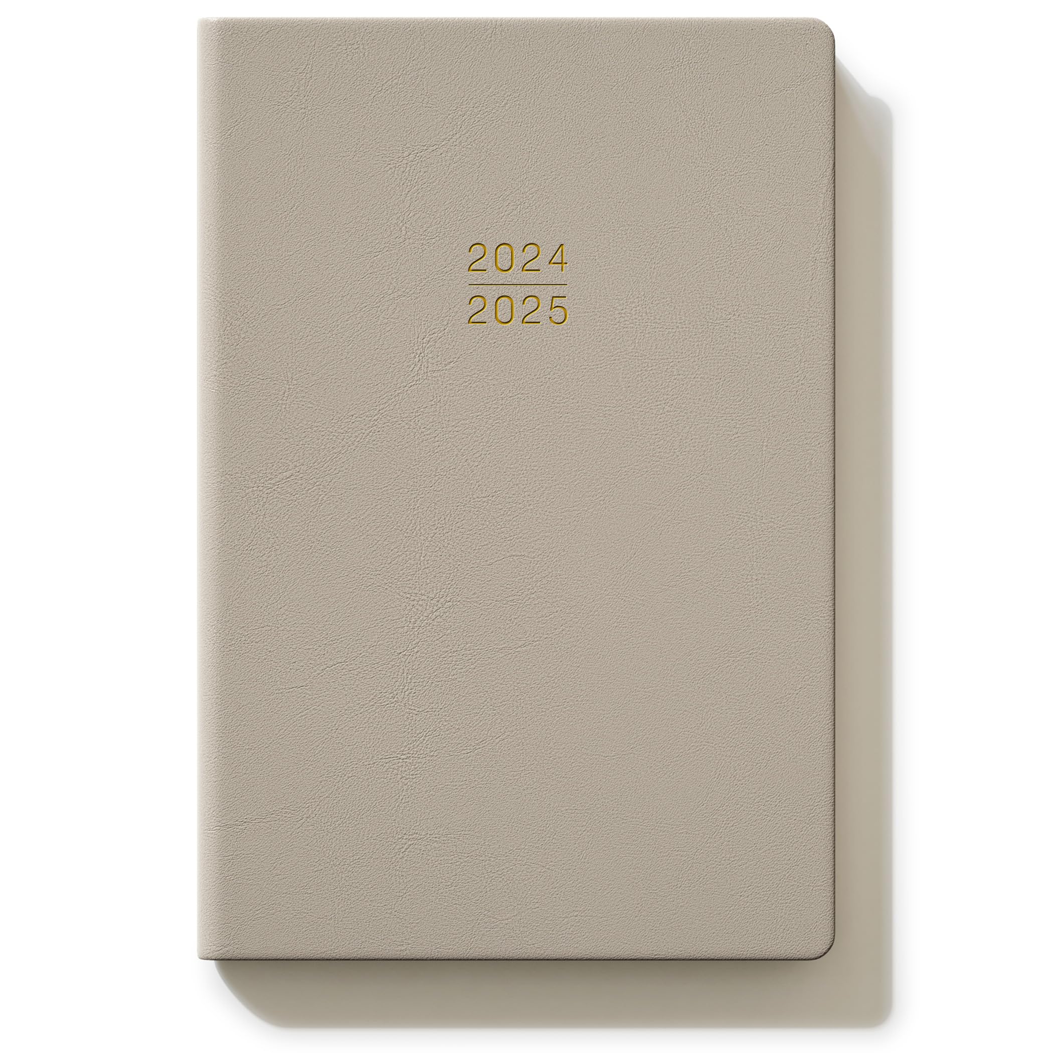 TDOLISSTE - Agenda 2024 2025 Semana Vista, Escolar Planificador Semanal A5, 18 Meses Julio 2024 - Diciembre 2025, Semana Vista Horizontal, Cubierta Suave Cuero Sintético (Gris)