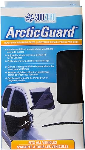 SubZero Hopkins 17529 ArcticGuard funda cobertura para parabrisas resistente para nieve y hielo