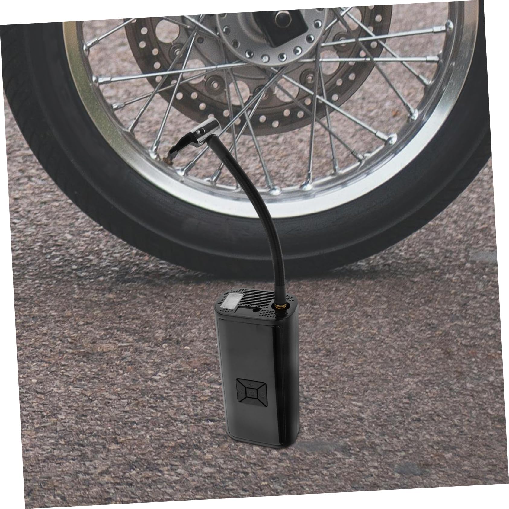 TOPBATHY Pompa Aria Portatile per Bicicletta e Auto Display Digitale 3-150psi 16l/min per Gonfiaggio Rapido Pneumatici Bici Elettriche e Auto