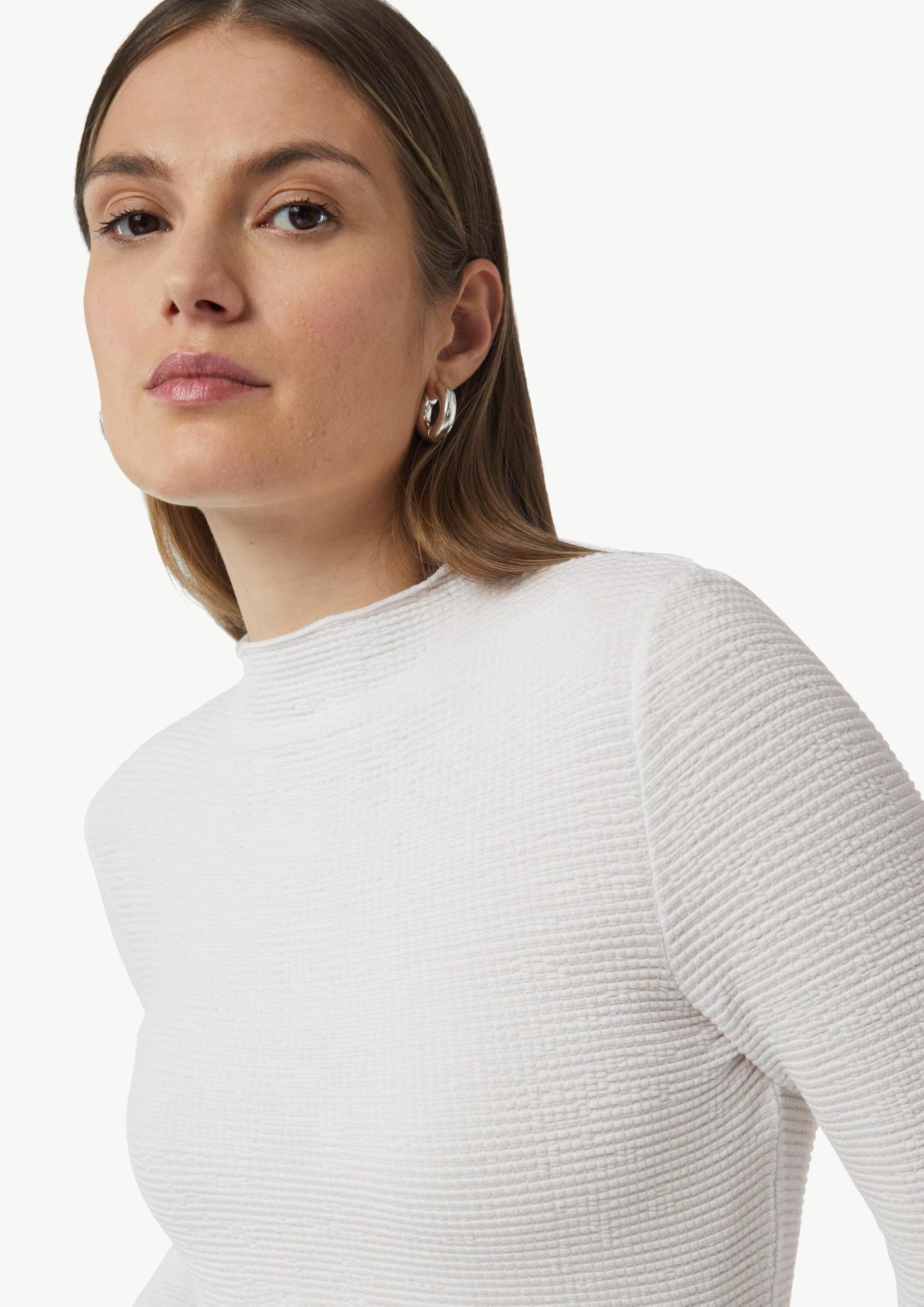 Comma Seersucker-Shirt im Slim Fit