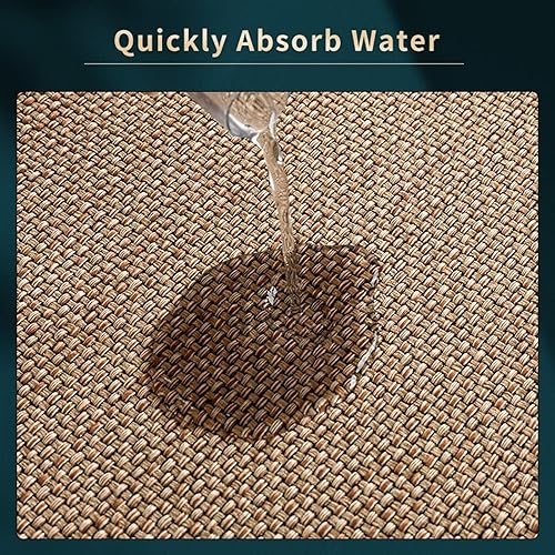 Miniatura 2 de Alfombras y tapetes de cocina lavables antideslizantes de goma natural para suelos de cocina, piso delantero del fregadero, pasillo, lavandería