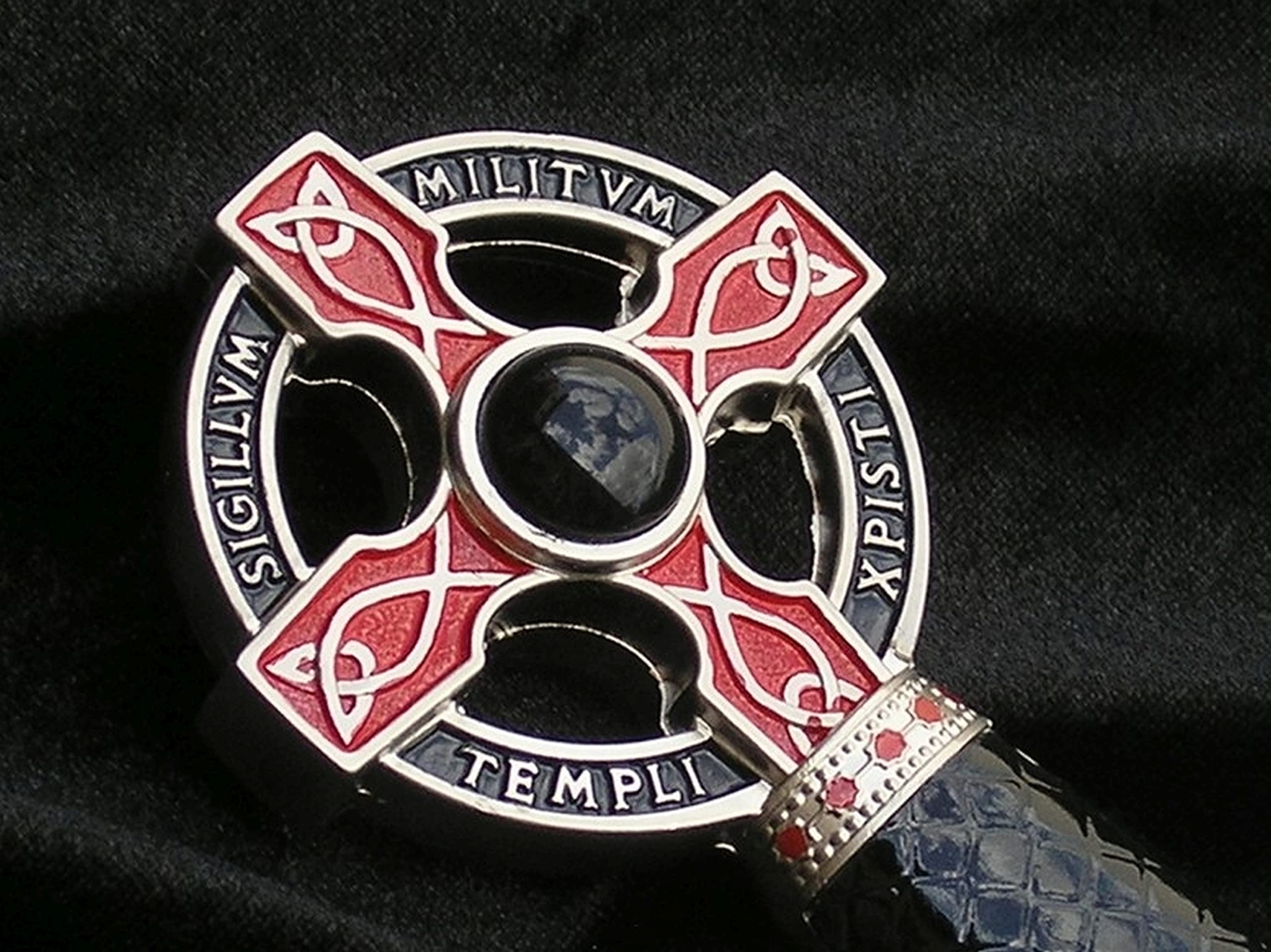 Schwert echt Metall Templerschwert 4112 100% handgefertigt in Toledo Spanien Dekoratives Schwert echt Metall Ritterschwert für Mittelalter zur Rekonstruktion oder als Geschenk
