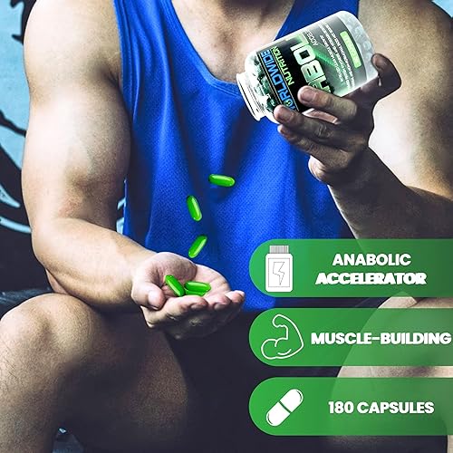 Miniatura 4 de Worldwide Nutrition Acelerador anabólico - Suplemento diario para hombres - 180 cápsulas - Apoya la energía, la recuperación del entrenamiento y la