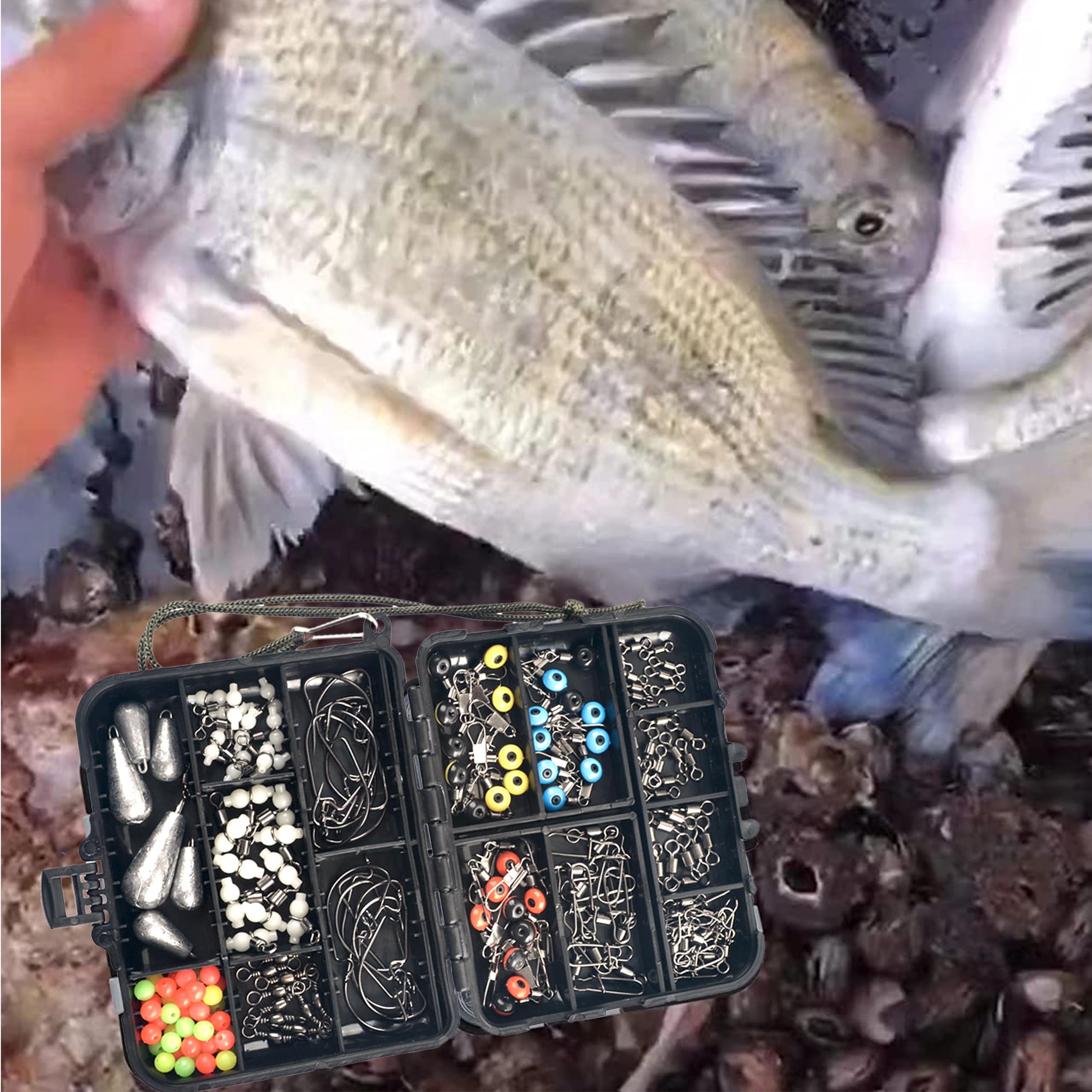 Amazon.co.jp: Mulanimo 釣り小物セット 177点入 釣り用 フック 針