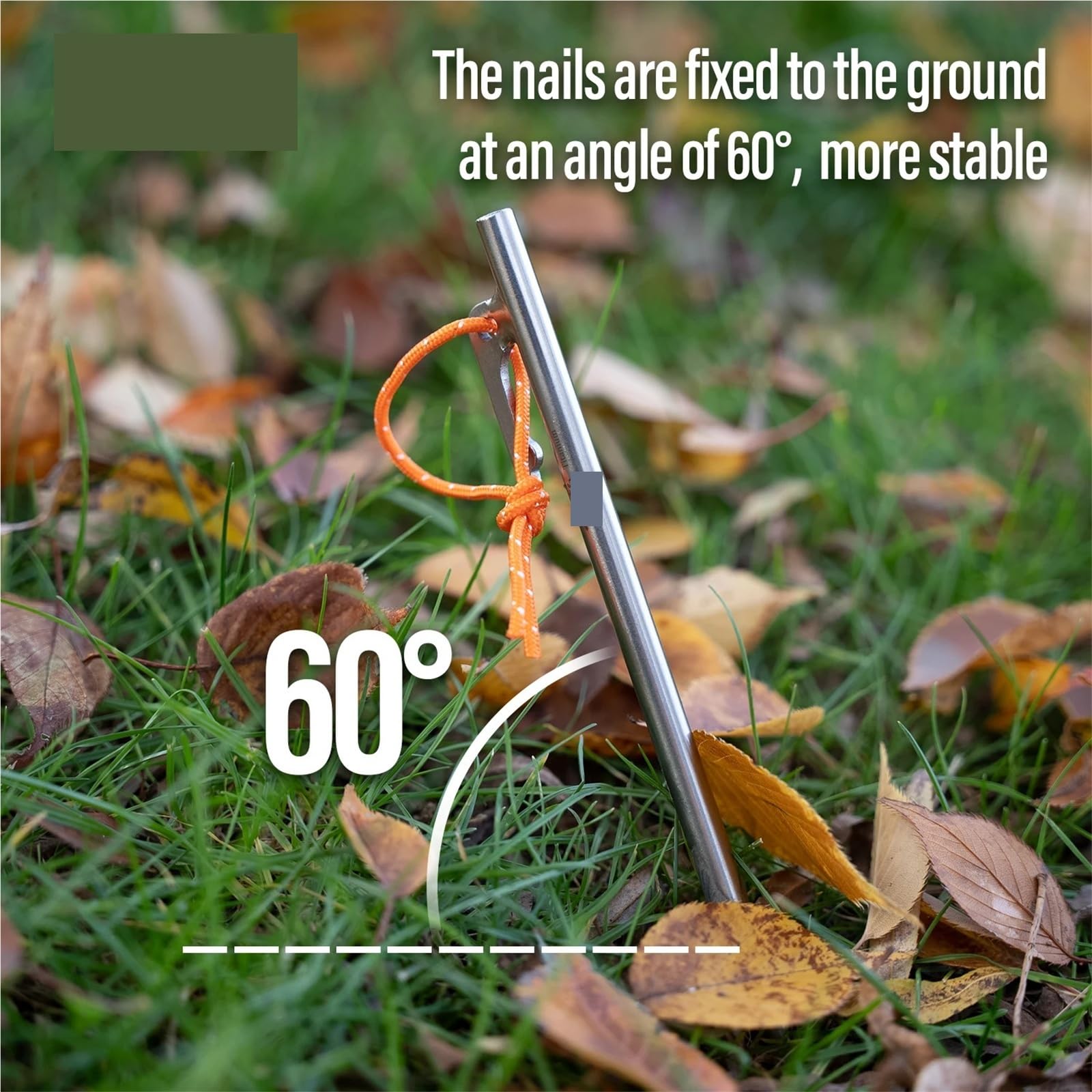 Piquetas Camping 20/24/30/35/40cmTent Pegs Outdoor Camping Nail Anti-Bending Heavy Duty Canopy Stake(8X 300 6PCs)