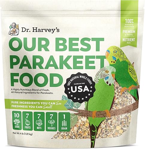 Dr Harveys Our Best Parakeet Food All Natural Daily Food for Budgies and Parakeets Dr Harveys Our Best Parakeet Food All Natural Daily Food for Budgies and Parakeets