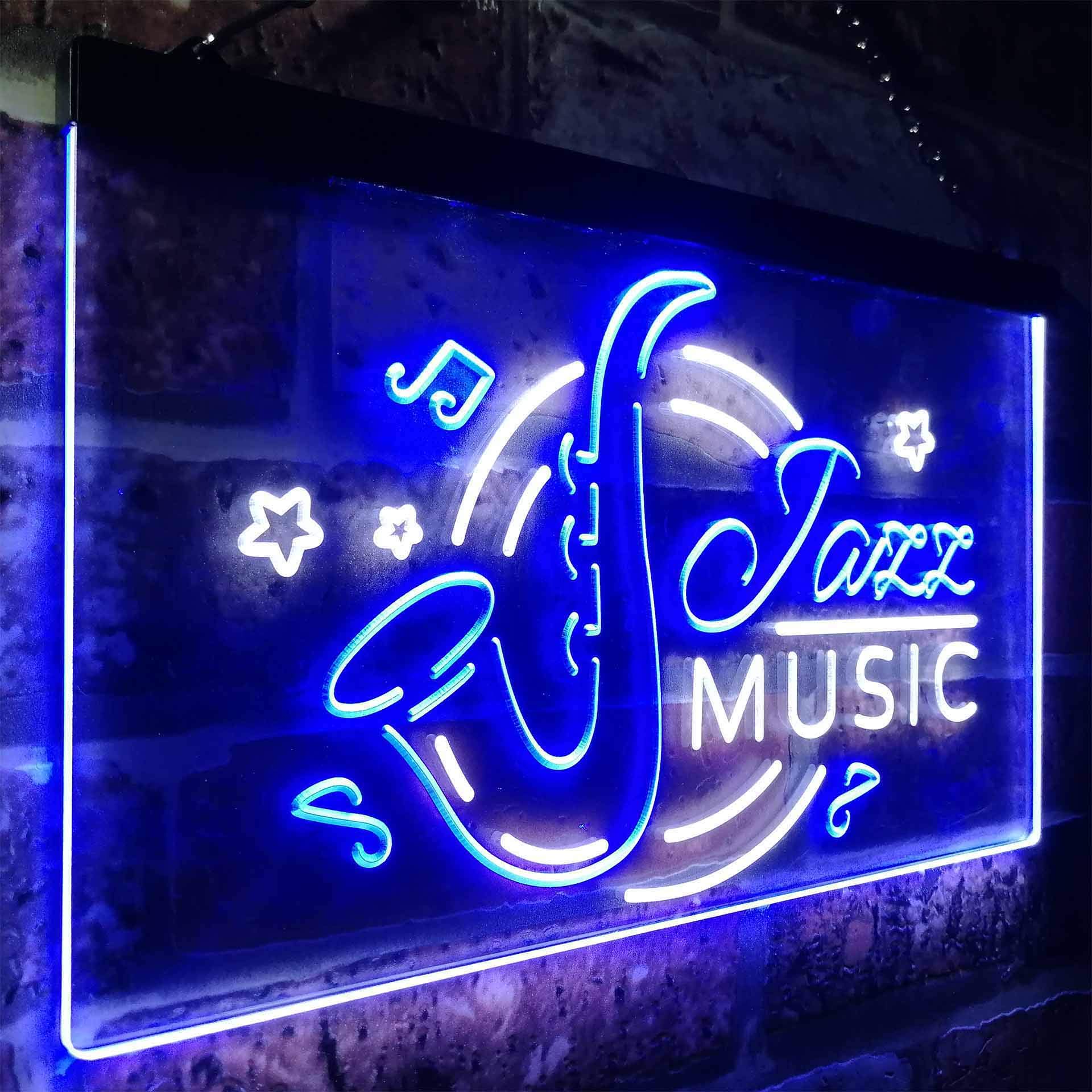 Amazon | Jazz Music Room Bar Dual Color LED看板 ネオンプレート Amazon | Jazz Music Room Bar Dual Color LED看板 ネオンプレート